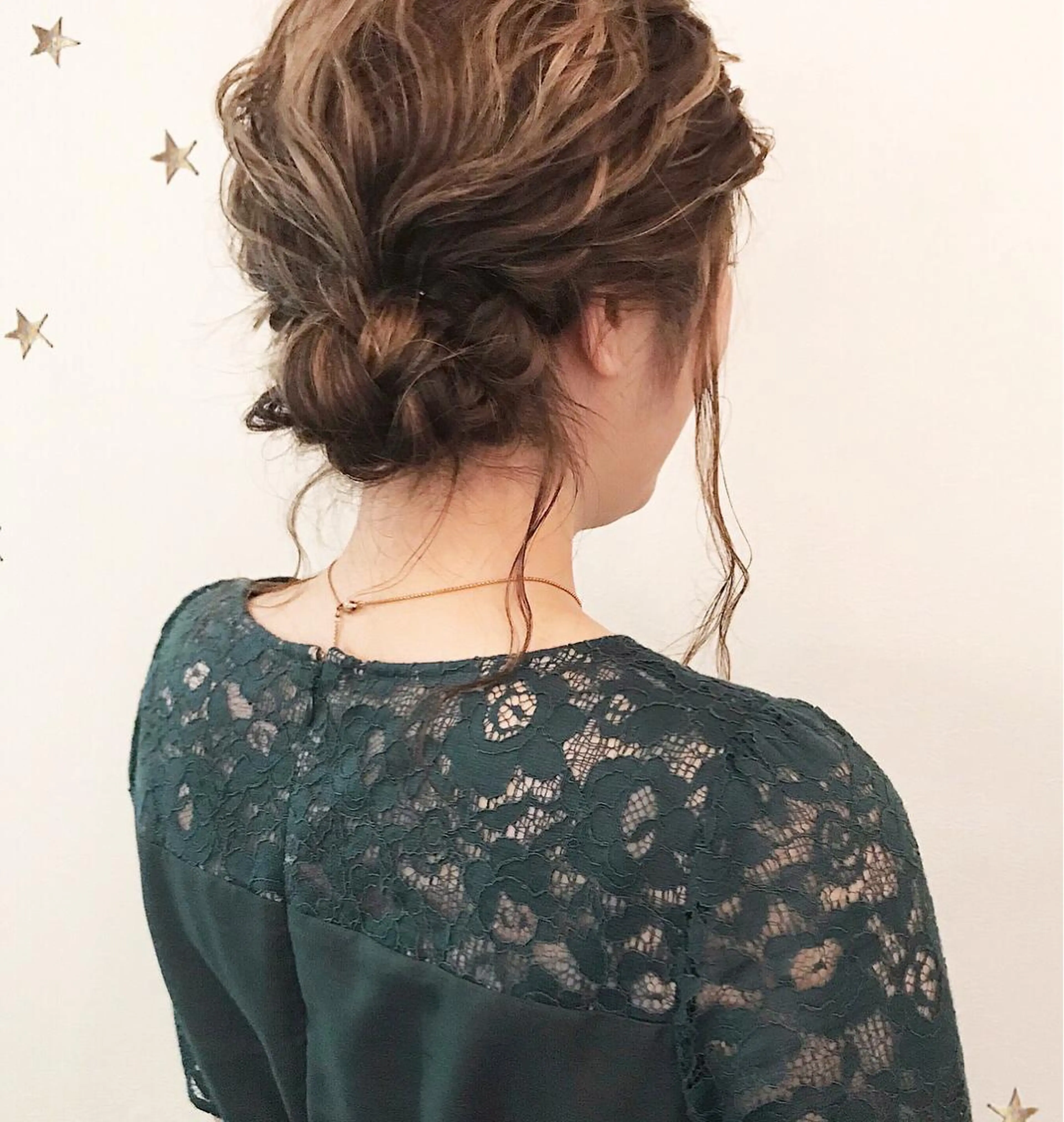 ミディアム ヘアアレンジ 市川 千夏のヘアスタイル