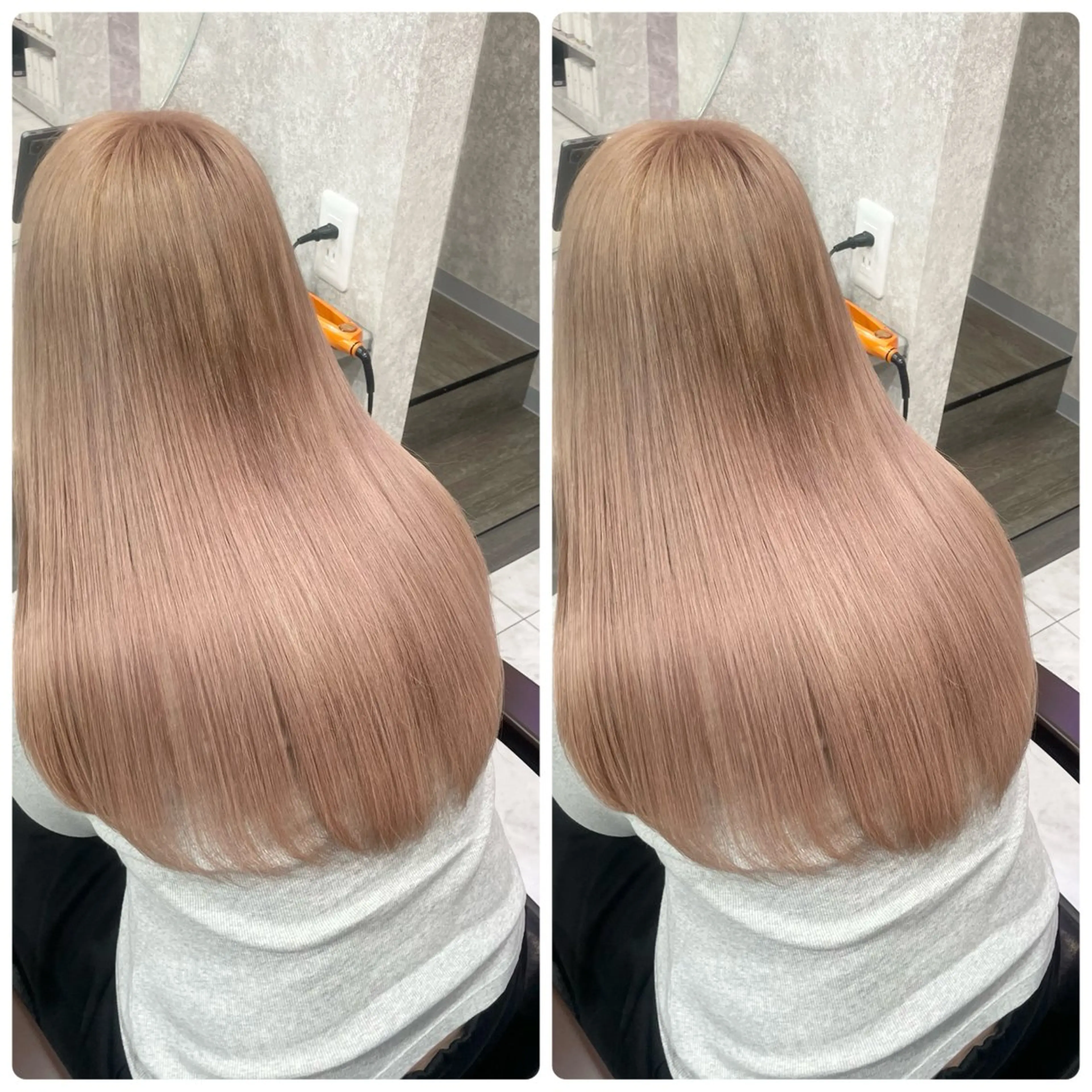 ロング 🦋ハイトーン🦋 石山 希理🦋のヘアスタイル