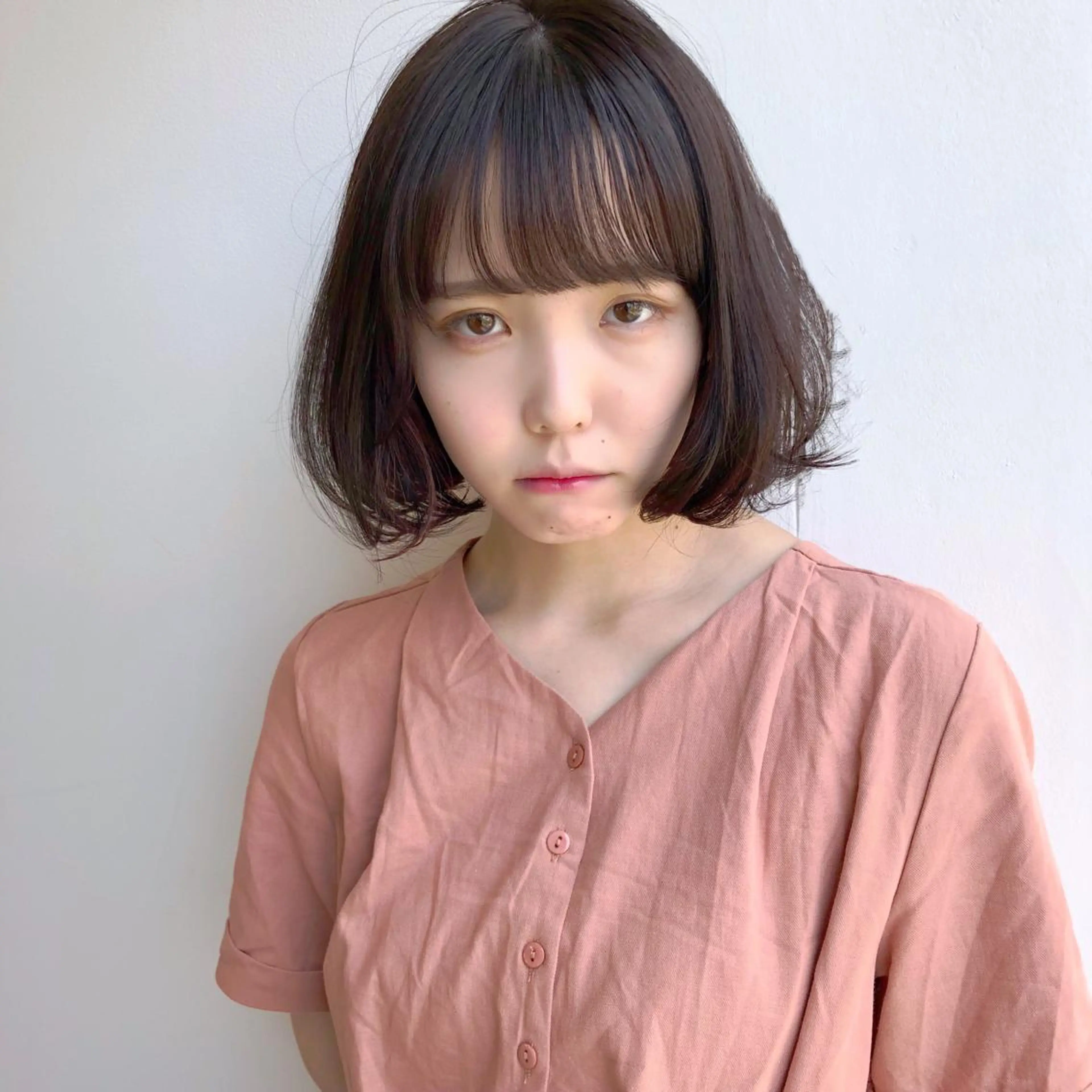 ミディアム 店長/mao/ 前髪/顔周りカットのヘアスタイル