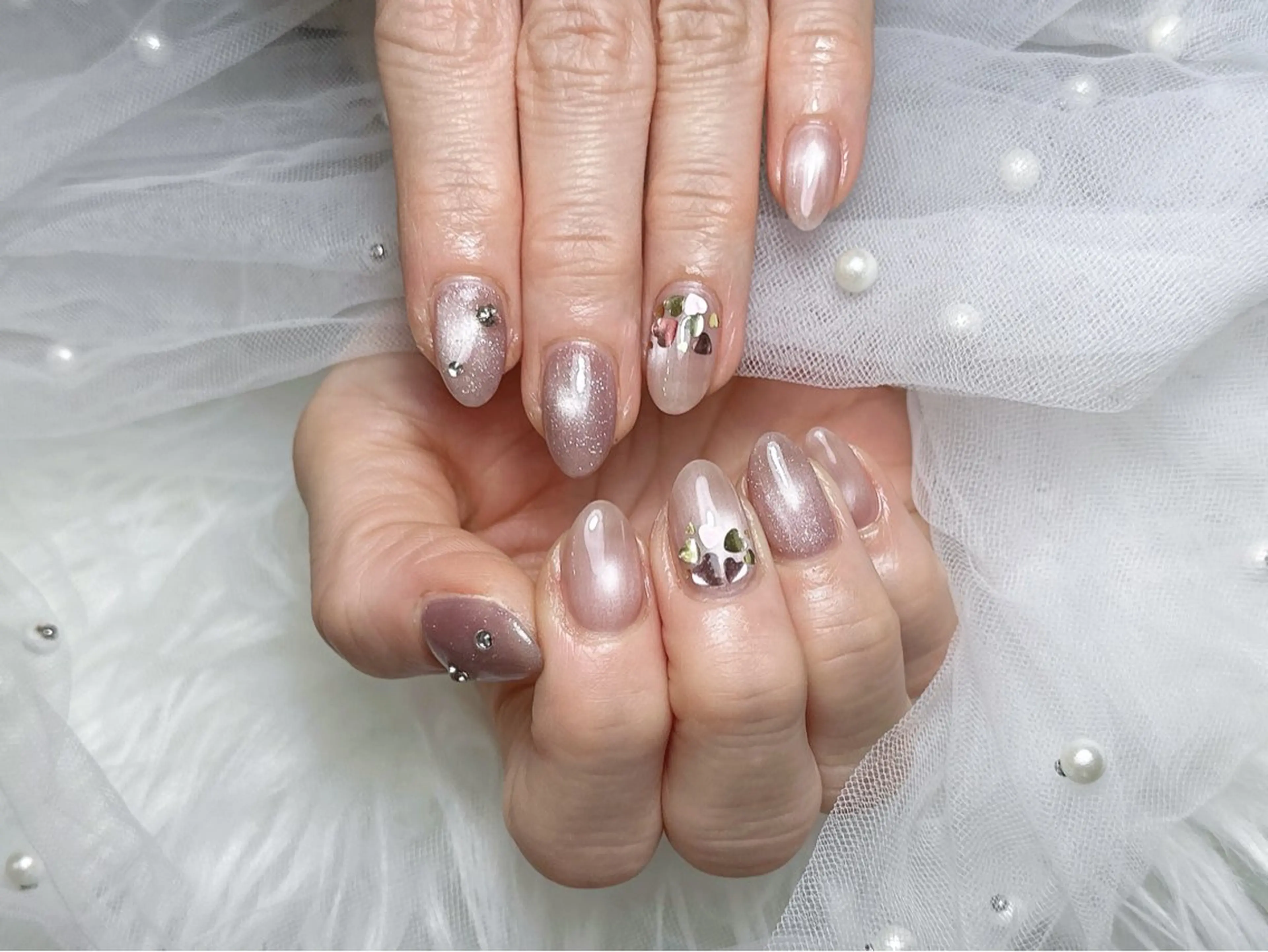 ネイル ハンドネイル 【Eclat ｴｸﾗ】nail＆beauty所属・Eclat〔ｴｸﾗ〕 MOEKA𝜗𝜚*のネイルデザイン