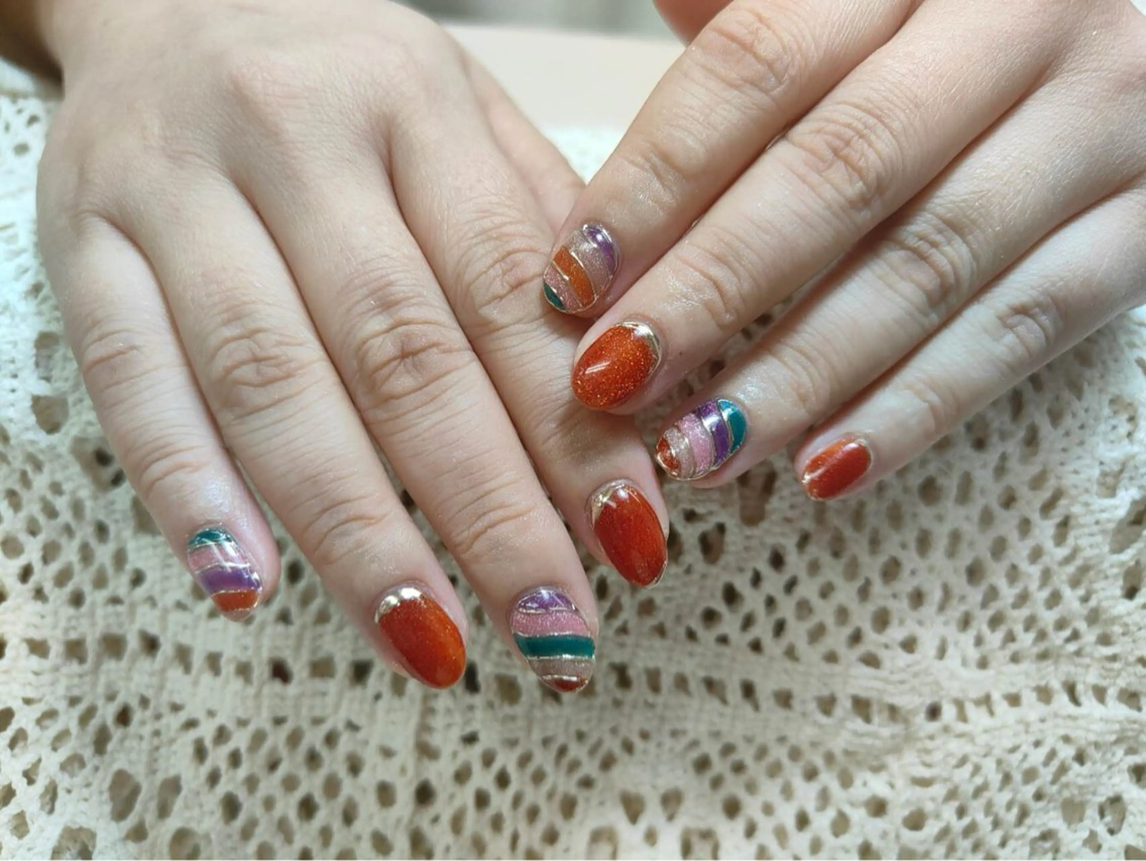 ネイル 小島 阿佑美のネイルデザイン