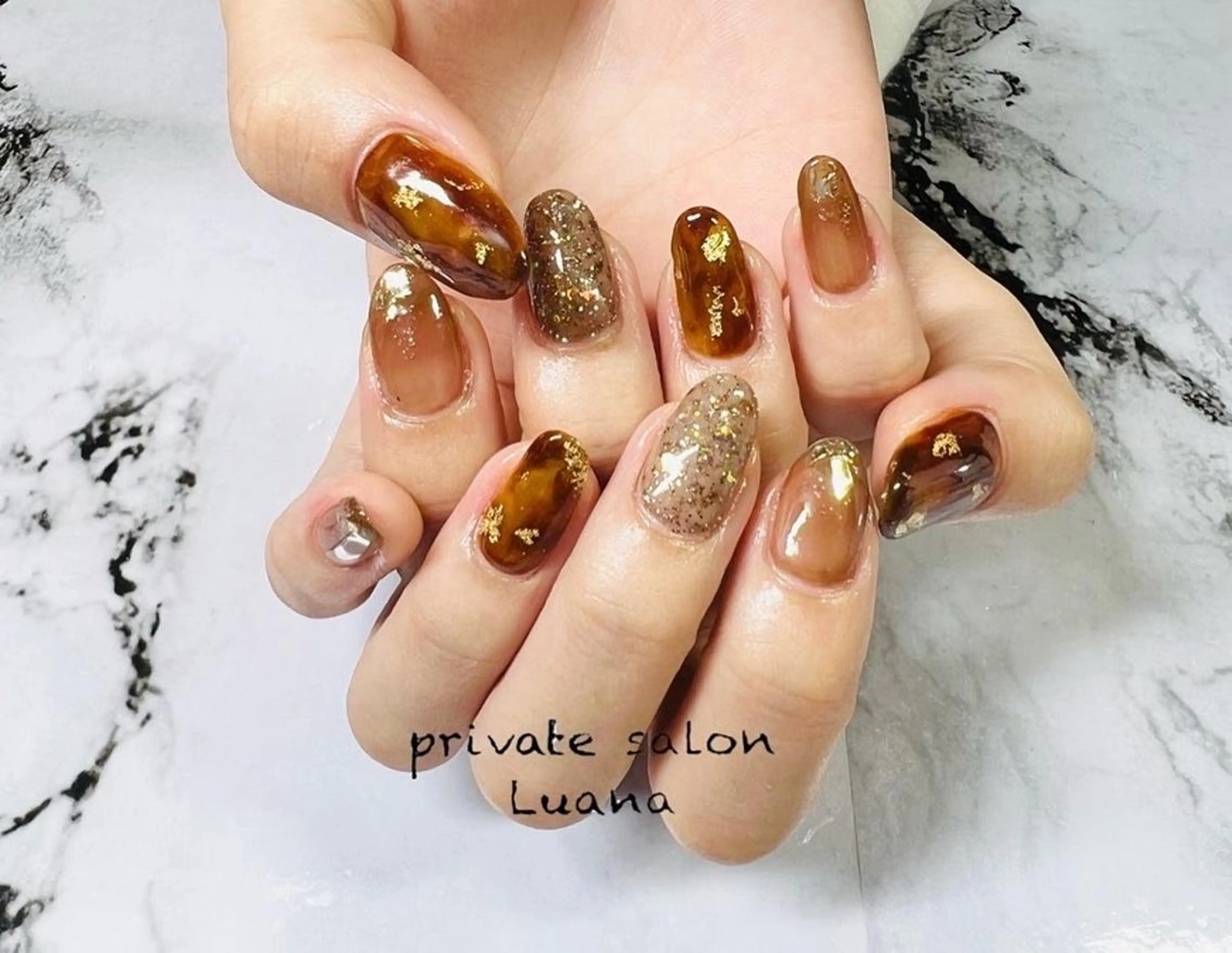 ネイル ハンドネイル 自宅ネイルサロン ルアナのネイルデザイン