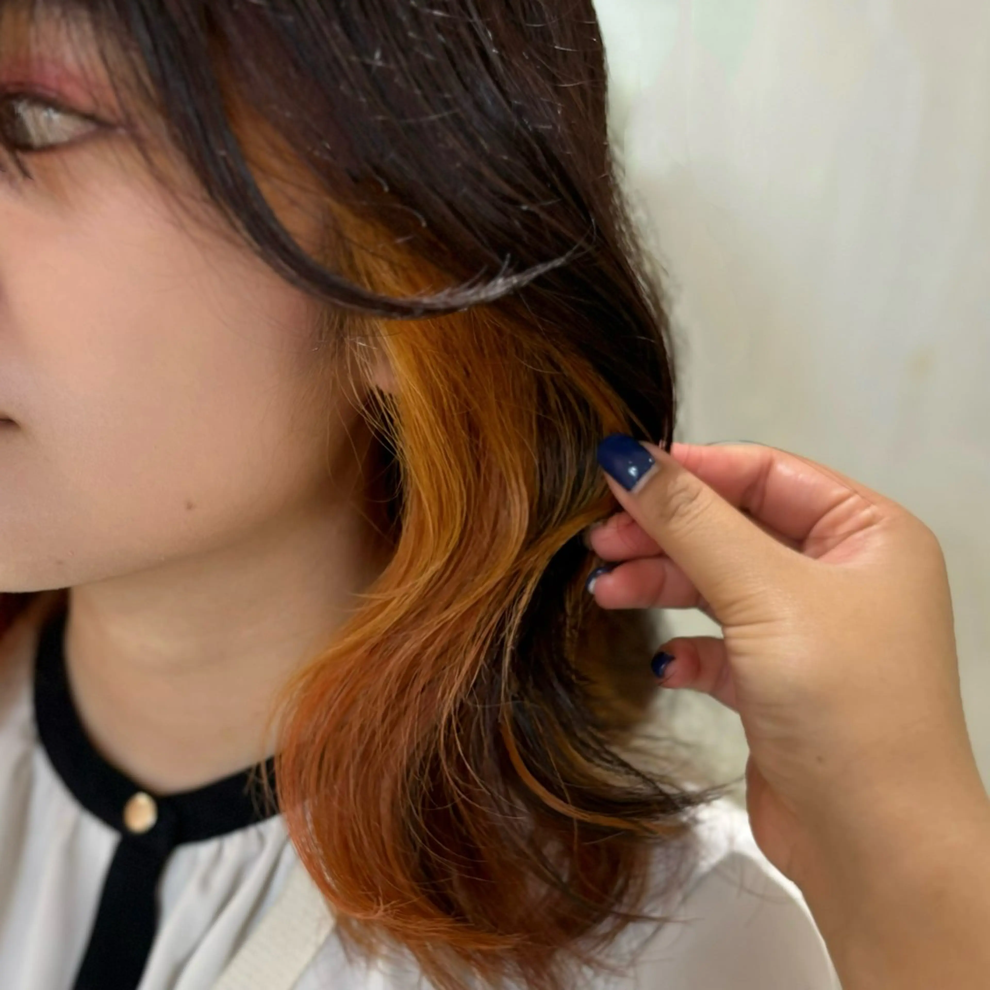 ミディアム カラー kotone🦋 艶髪/似合わせカラーのヘアスタイル