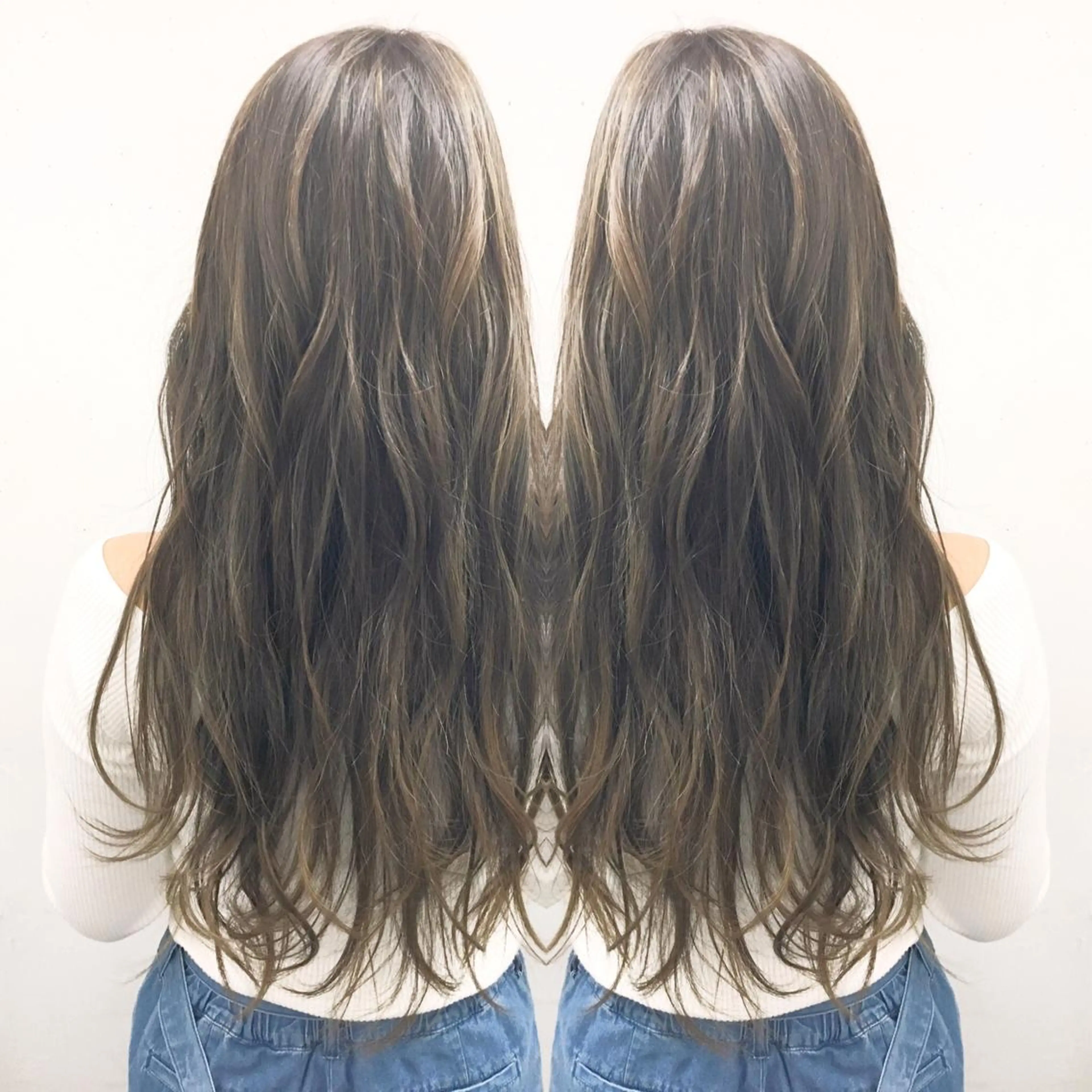 ロング ハイライト ❤️千葉県代表❤️ 店長❤️柿本翔一朗のヘアスタイル