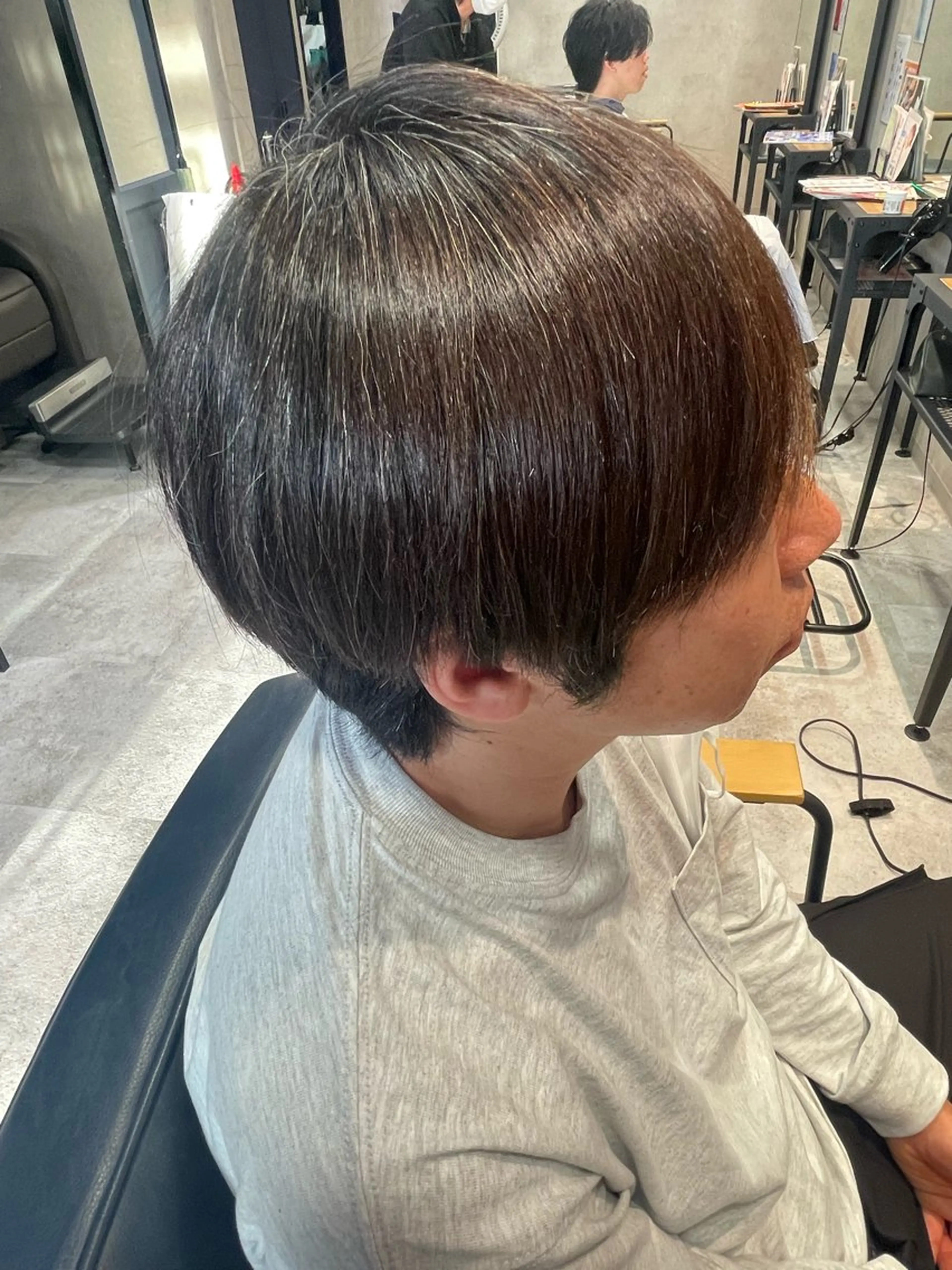 メンズ 縮毛矯正 メンズ限定そらパーマ カラーモデル募集🐝のヘアスタイル