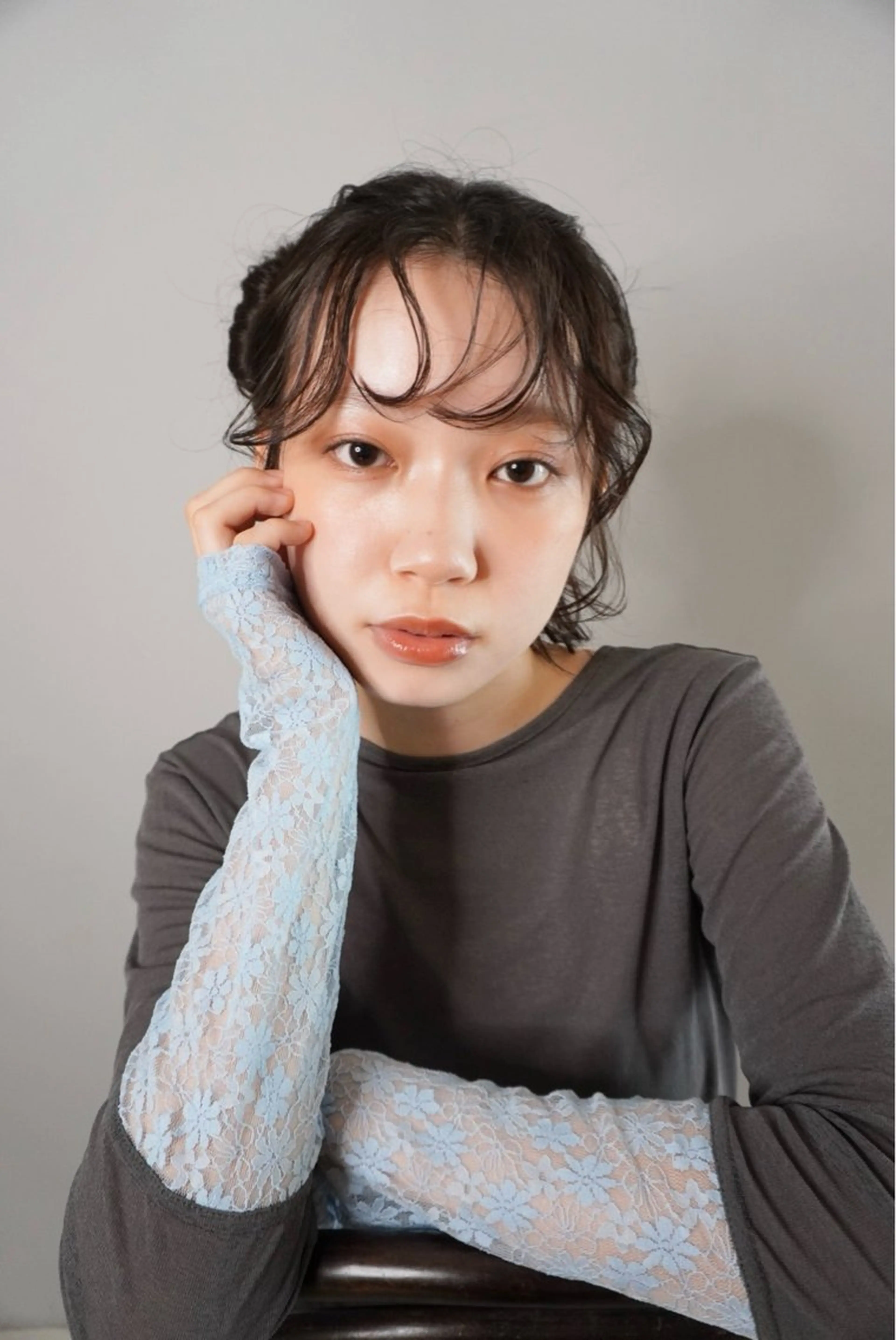 ミディアム ヘアアレンジ 鈴木 世莉のヘアスタイル