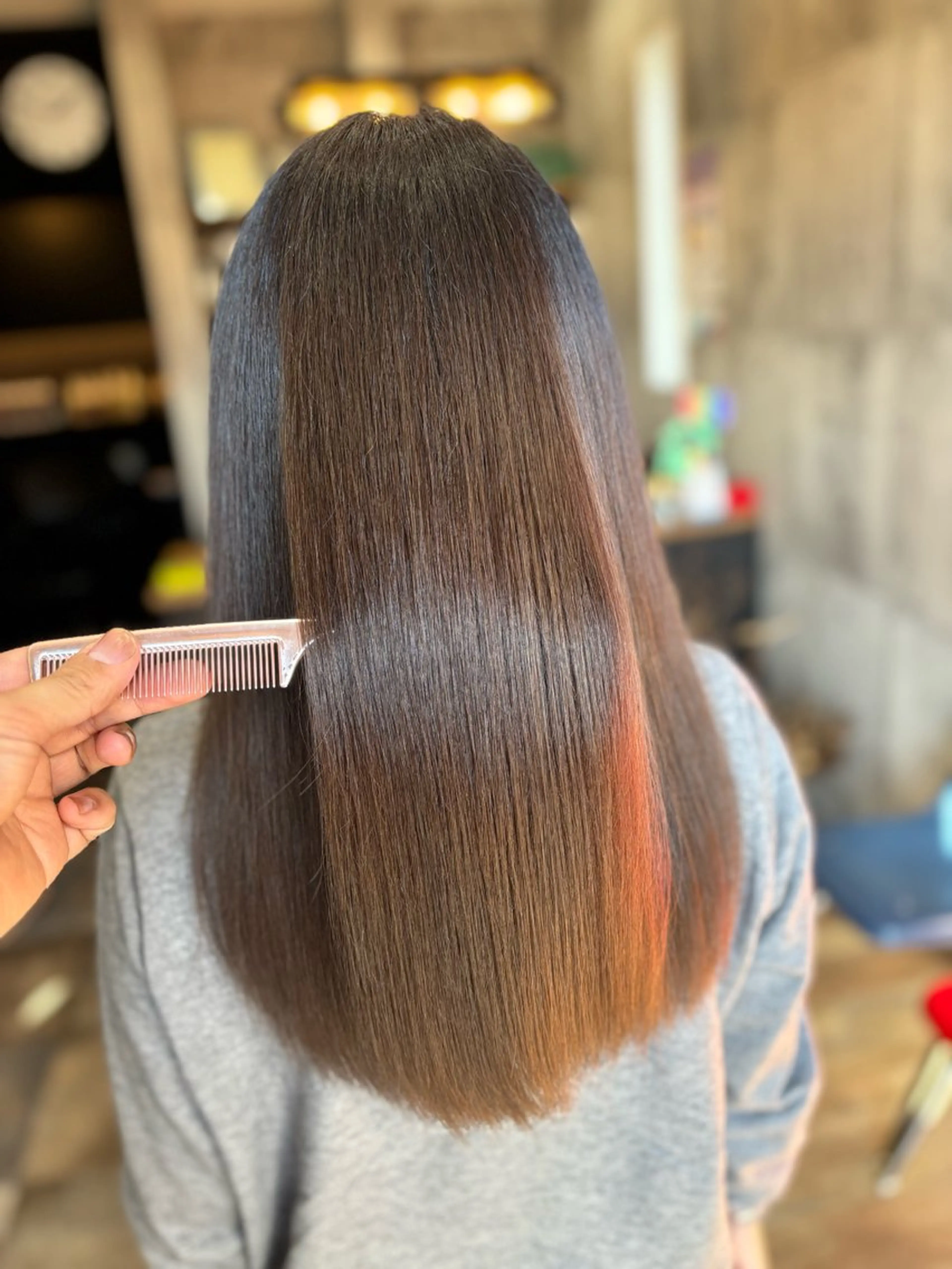 セミロング 髪質改善 yoshihara yuukiのヘアスタイル