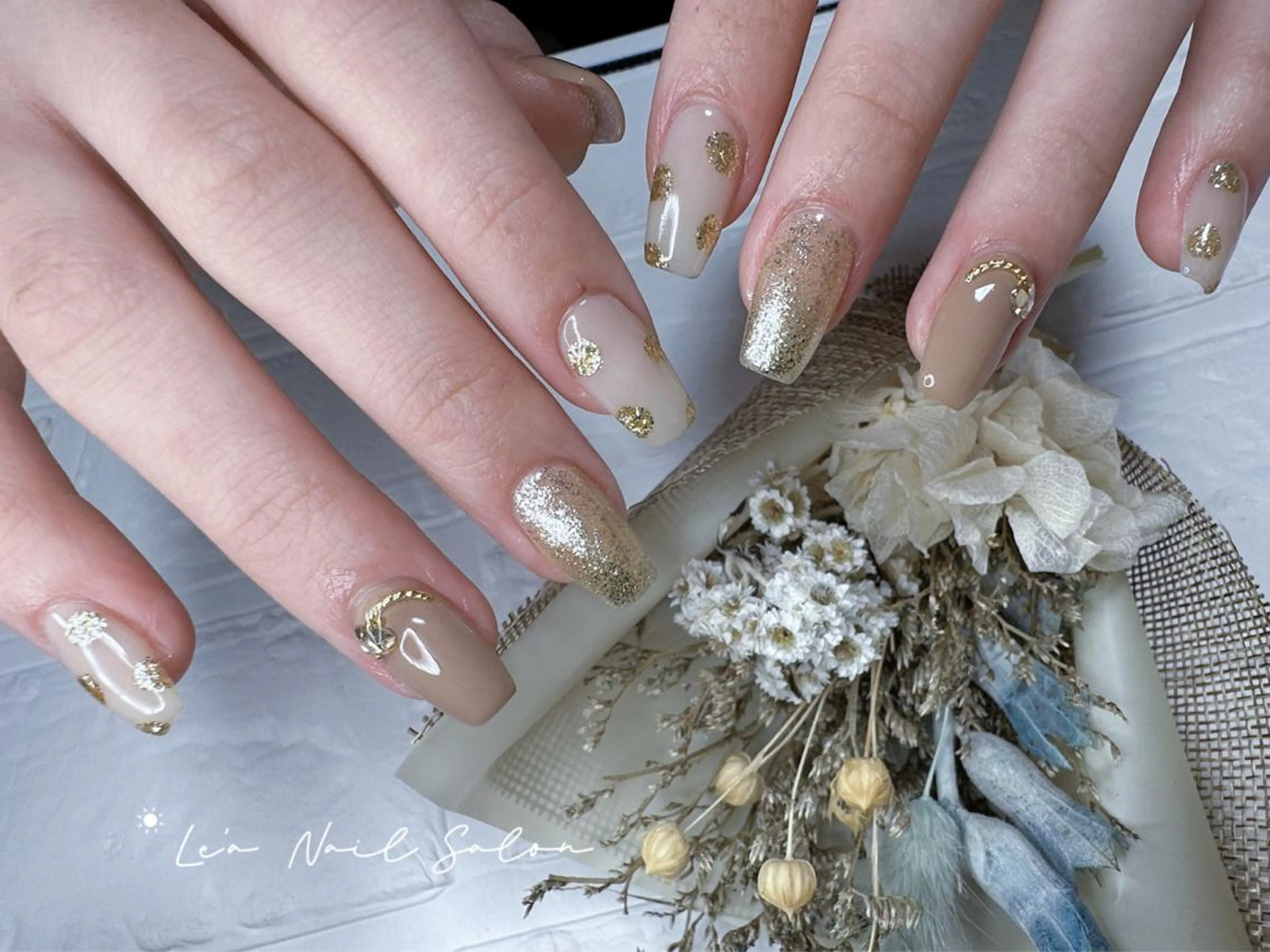 ショート カラー ネイル Le’a NailSalonのネイルデザイン