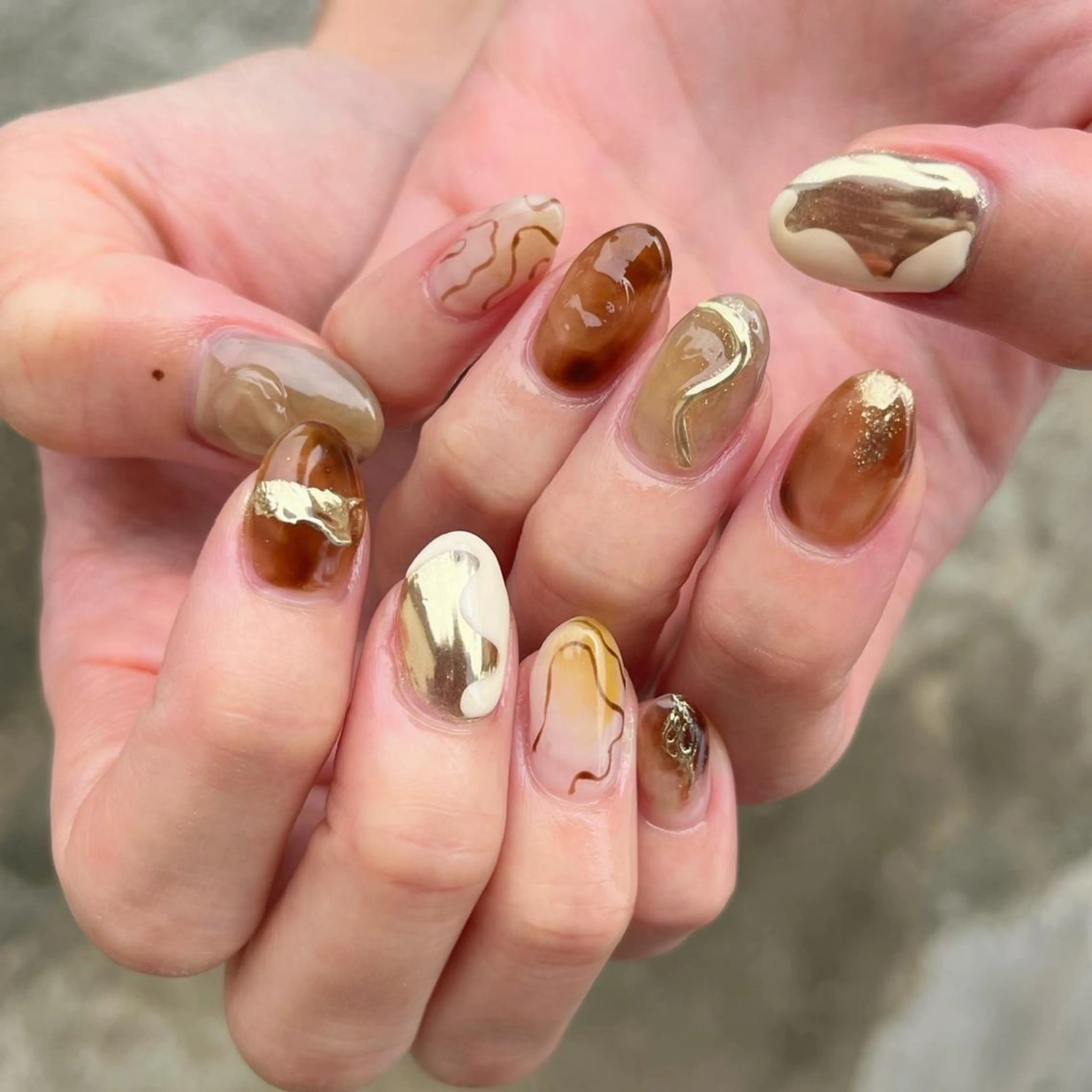 ネイル ハンドネイル Bronze  Ship ＊relaxation saron＊所属・S a k iのその他イメージ