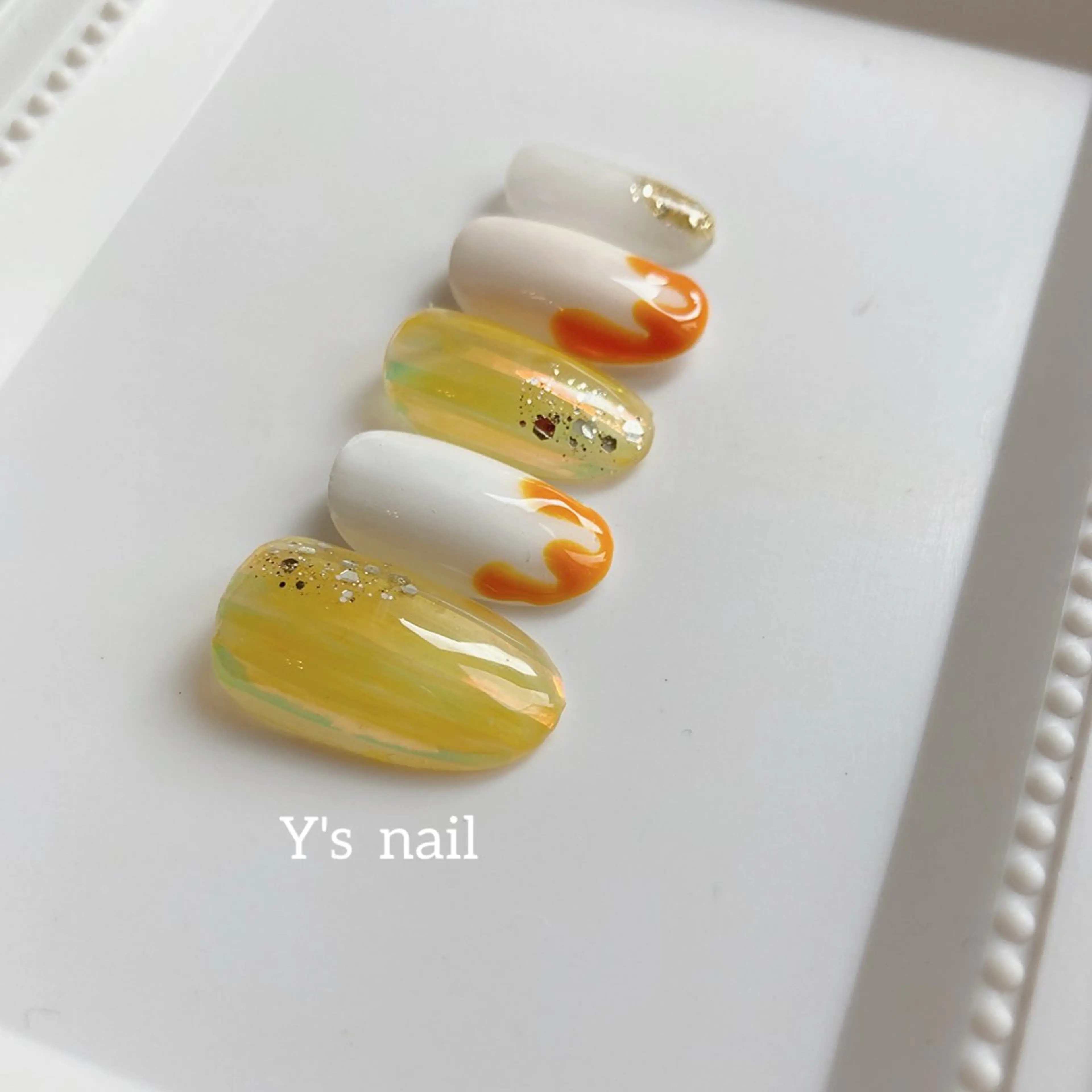ネイル 手書きが得意🖌️ Y’s  nailのネイルデザイン