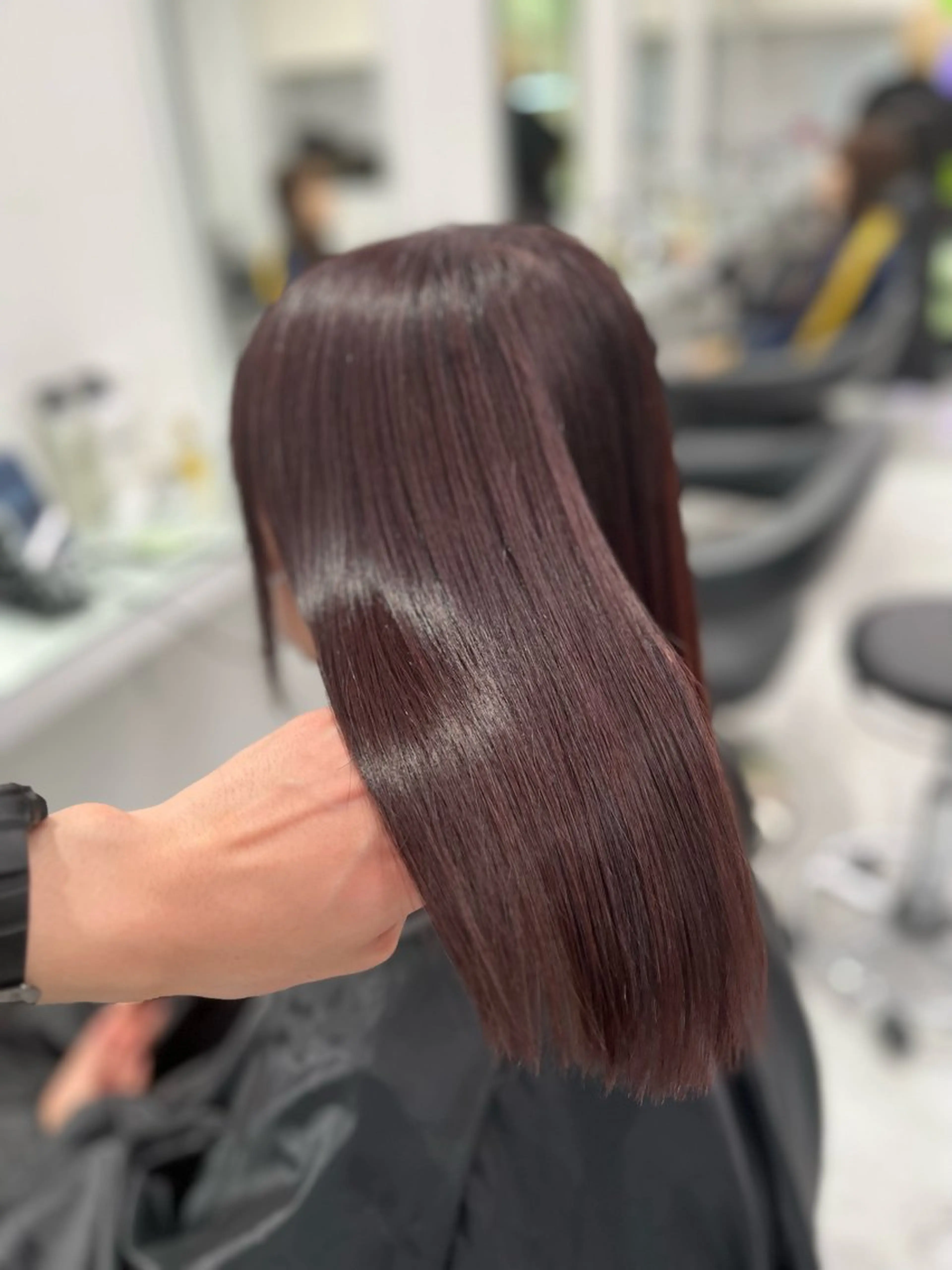 セミロング カラー ブラウンカラー ピンクカラー ピンクブラウン 💖トレンド春夏 カラー💖FUTAのヘアスタイル