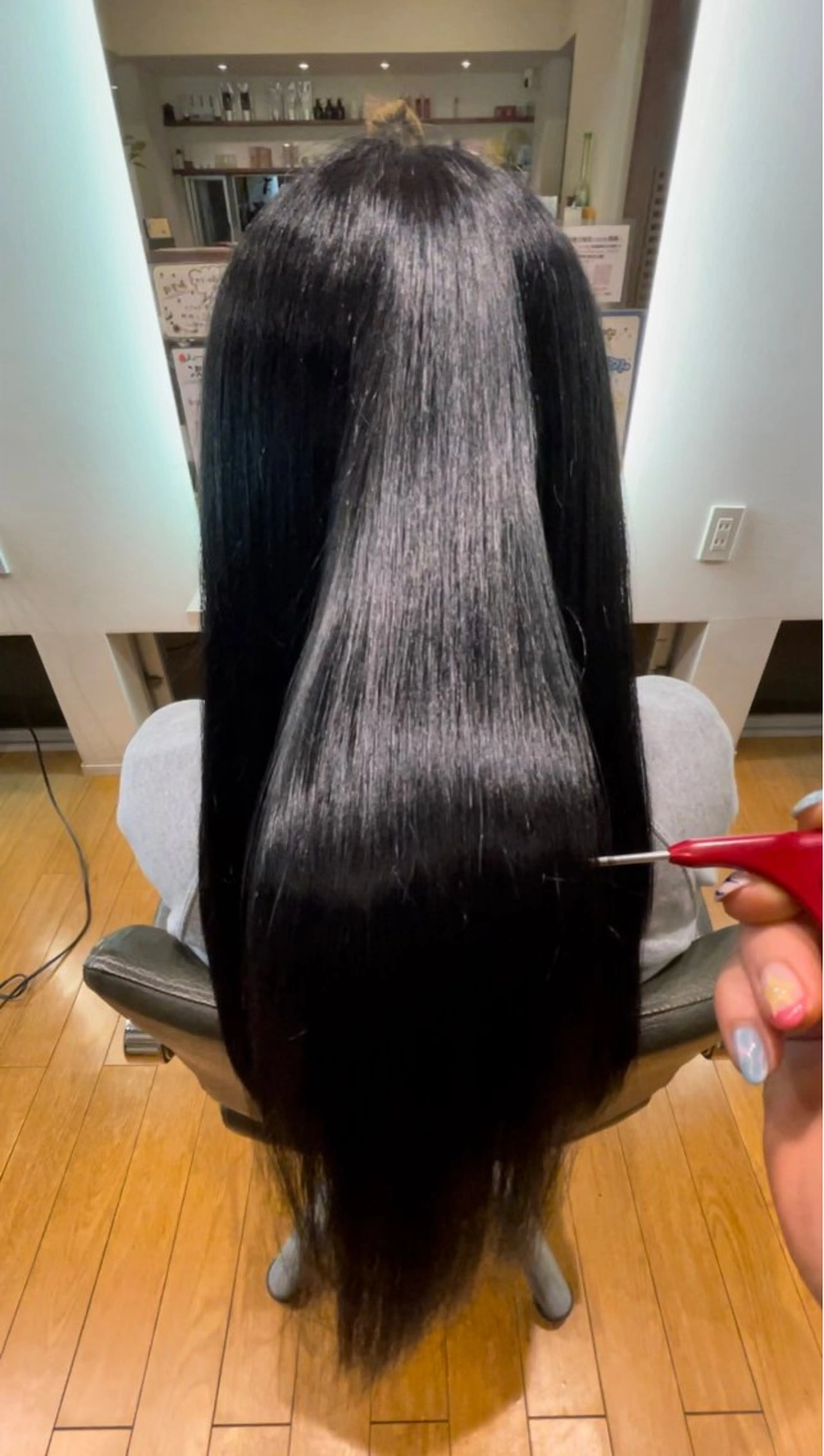 セミロング ヘアカラー シュリ /岐阜のヘアスタイル