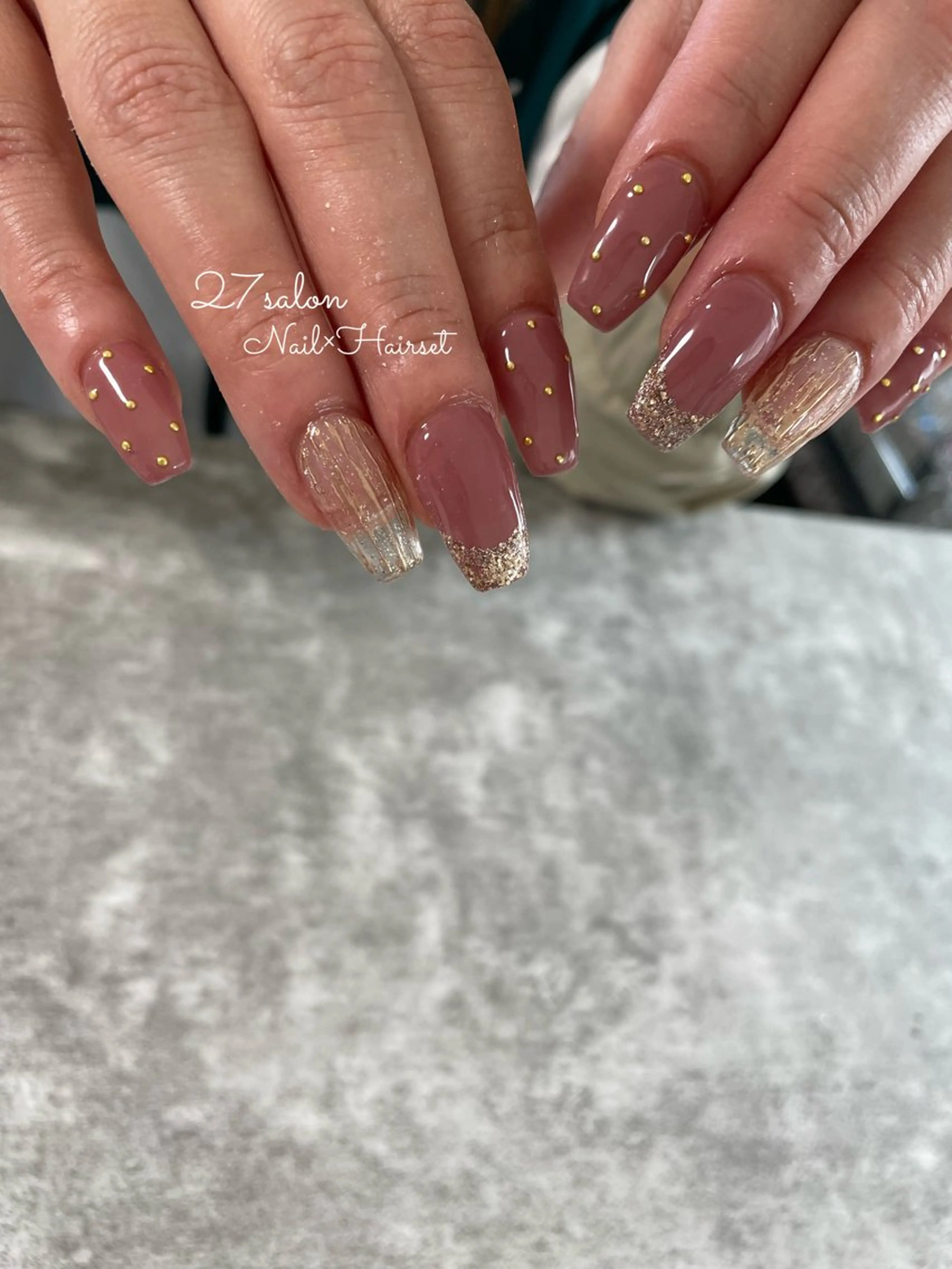 ネイル ピンク 春ネイル 27salon yuinaのネイルデザイン