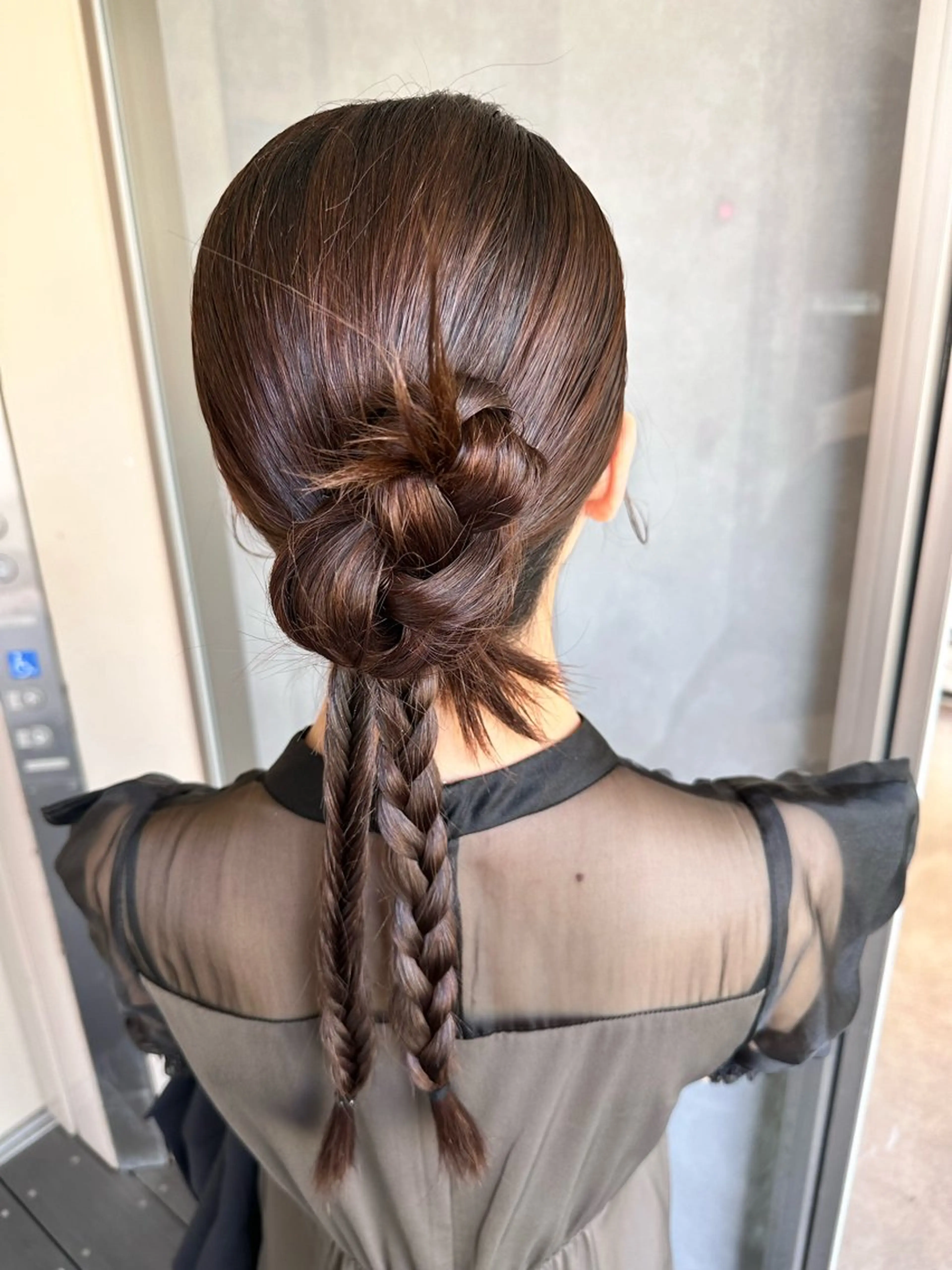 カラー ヘアアレンジ ヘアセット 韓国風/オシャレ /縮毛矯正/滝口琴未のヘアスタイル
