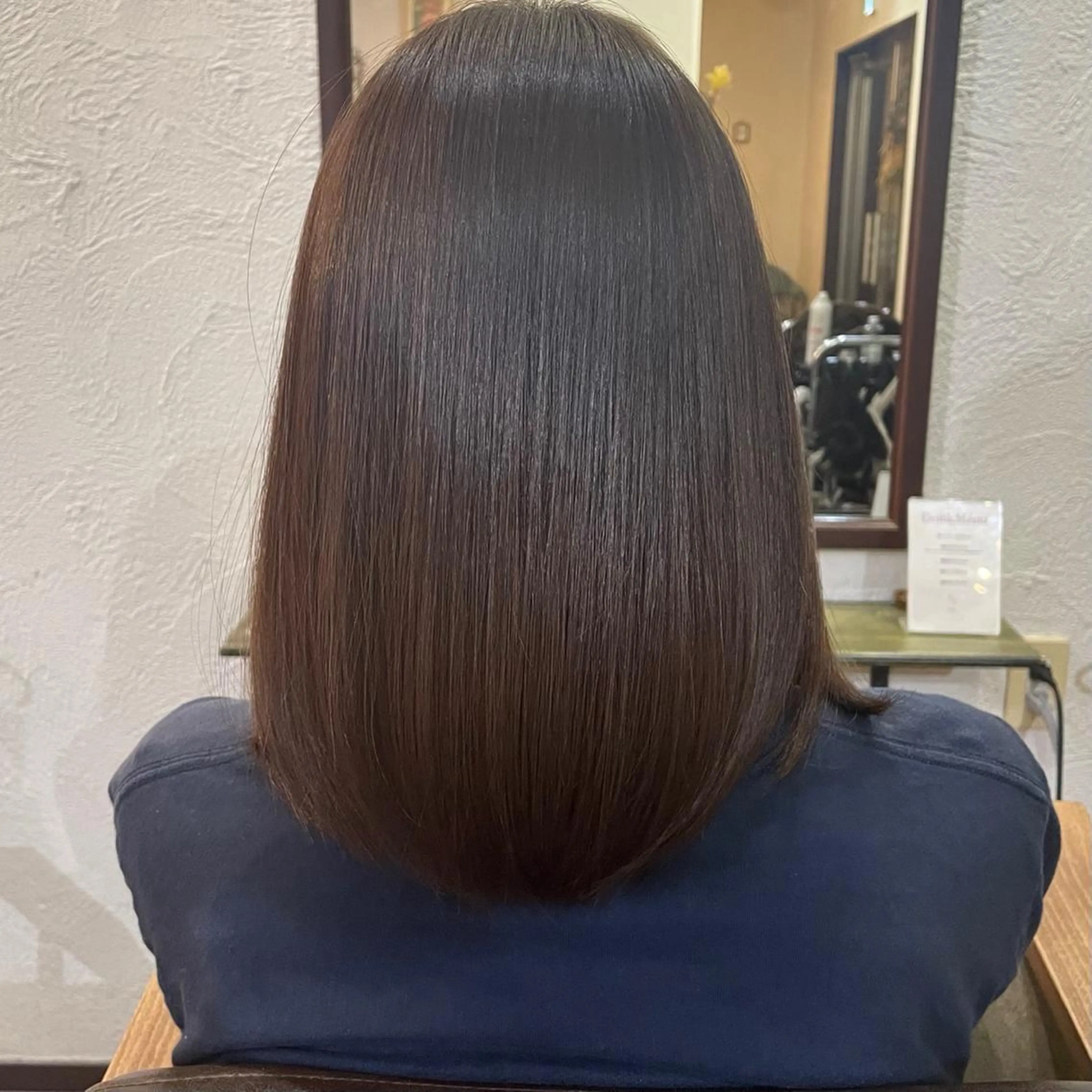 ミディアム カラー ベージュカラー ピンクカラー ピンクベージュ 箱守 さやかのヘアスタイル