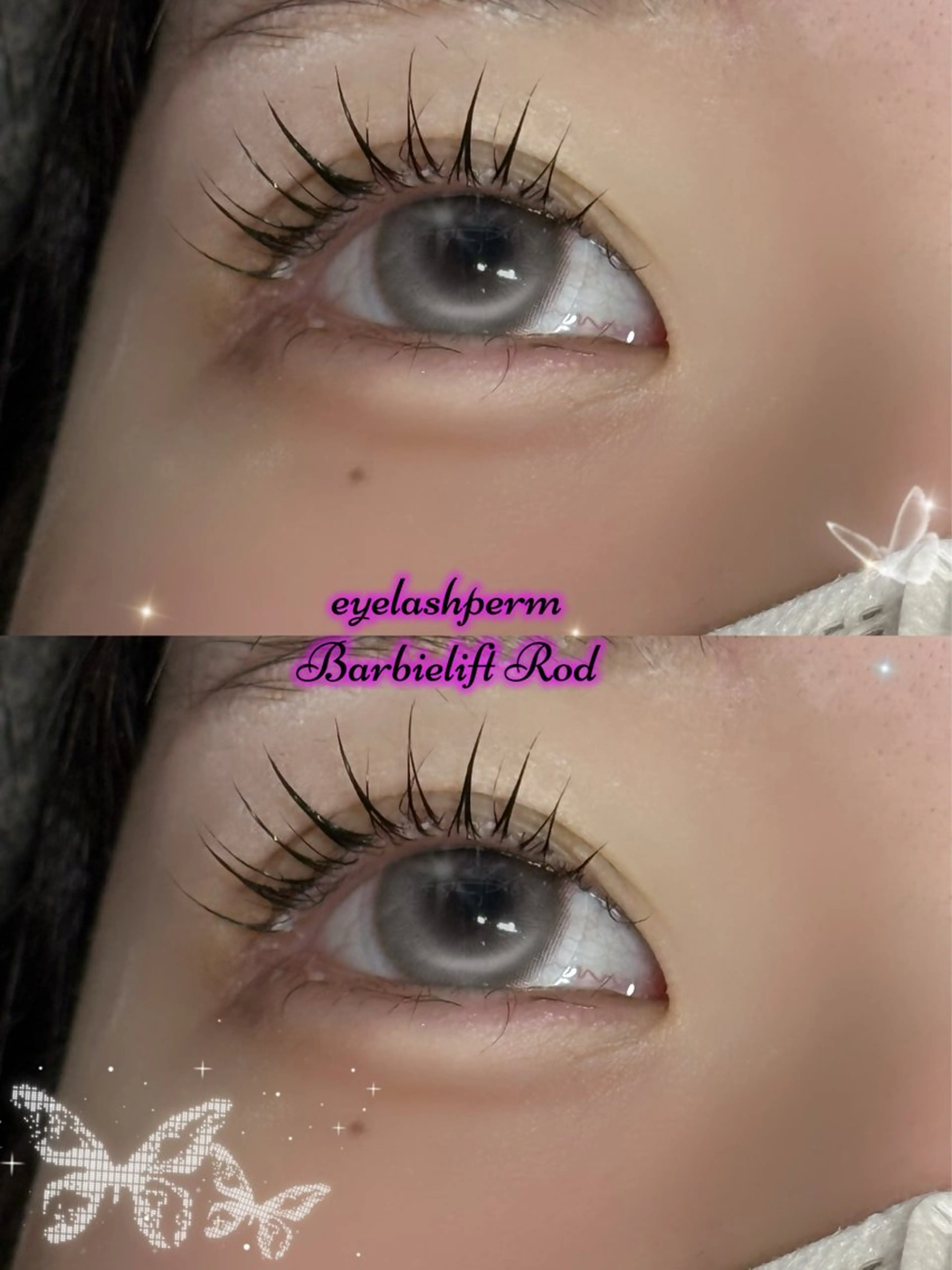 マツエク・マツパ バービーラッシュリフト bloom kurumiのマツエク・マツパデザイン