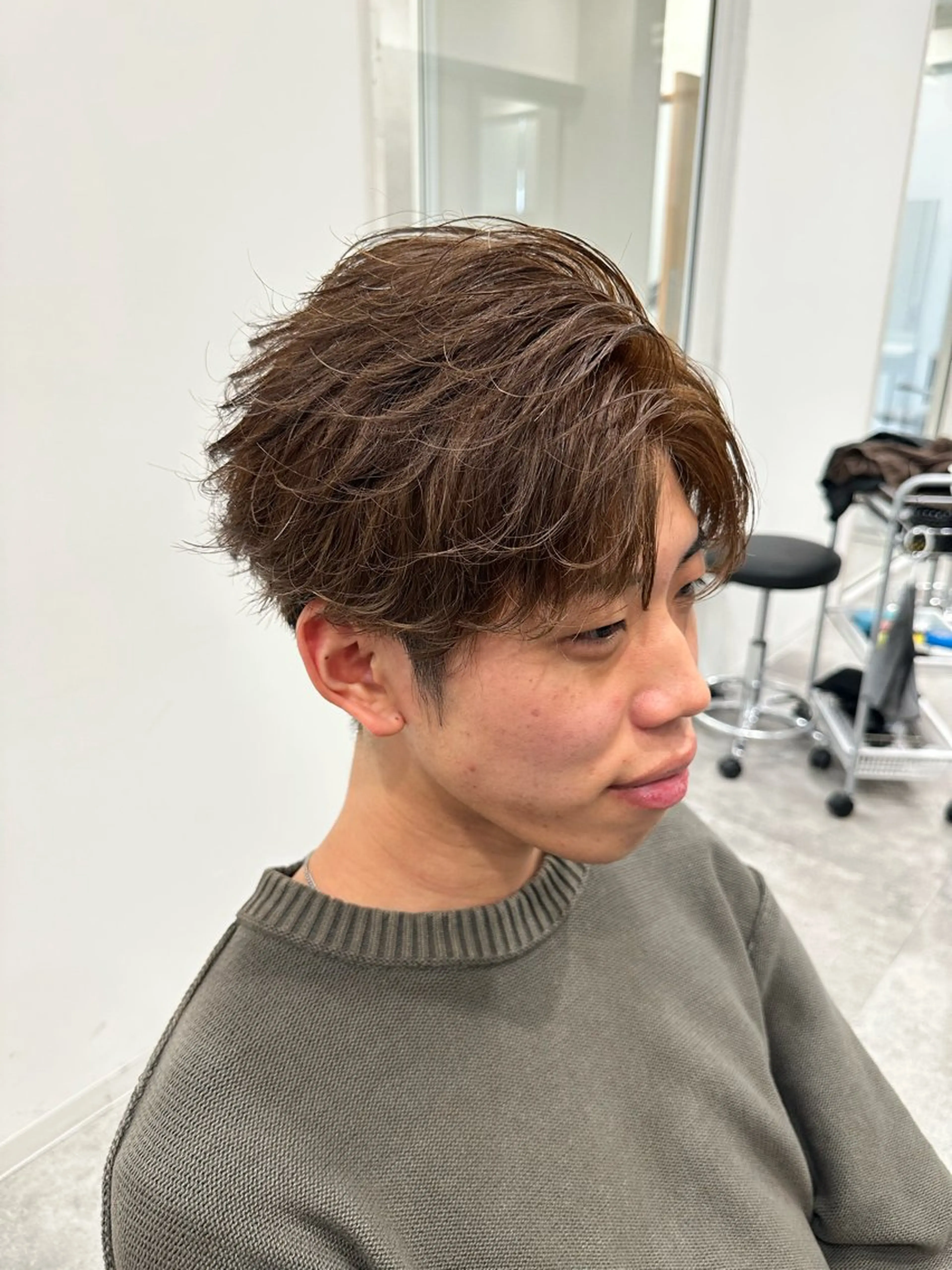 ショート メンズ カット ヘアカラー トリートメント RAISE by_WHITEのヘアスタイル