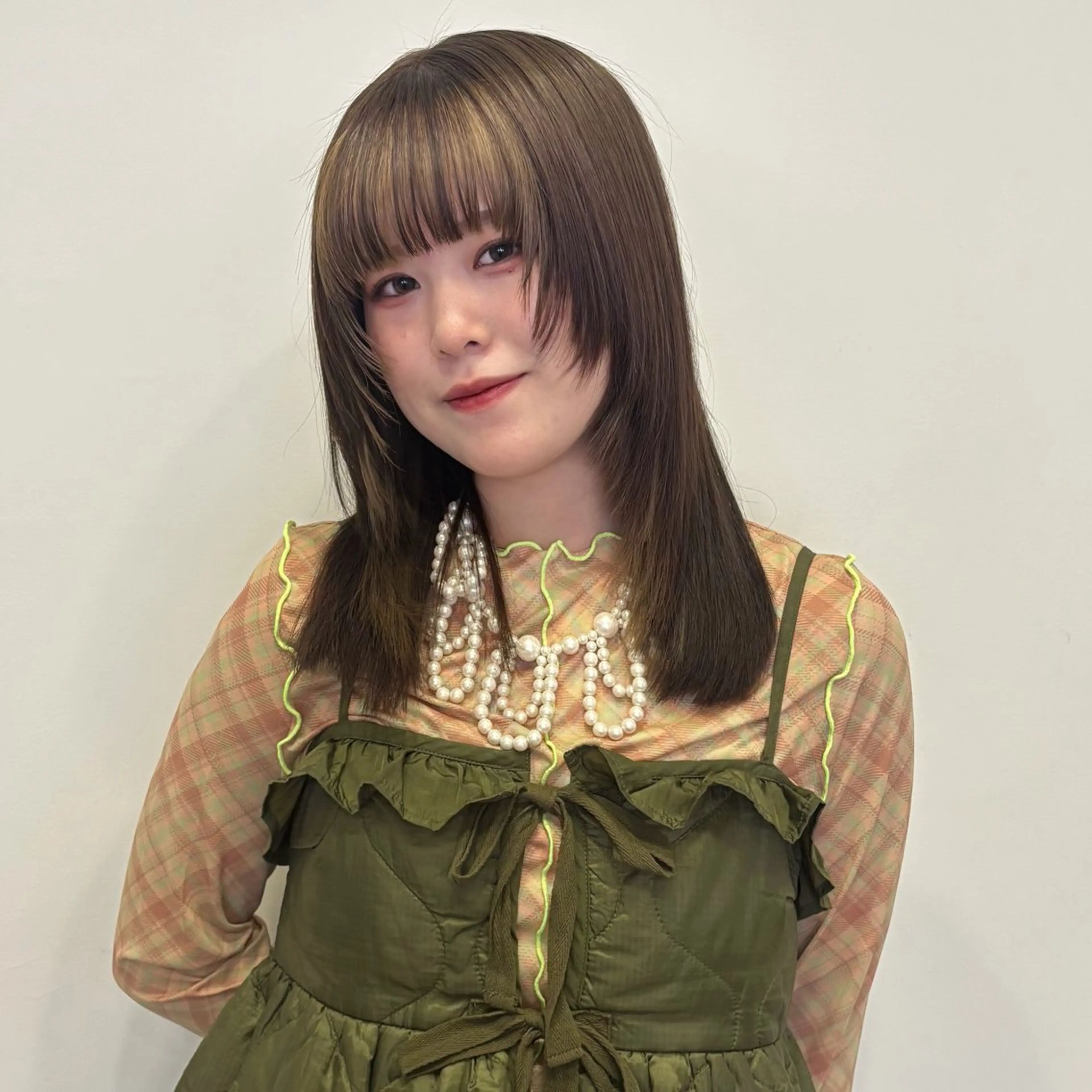 ロング カラー カット ヘアカラー トリートメント うる艶カラー/ レイヤー/アスカのヘアスタイル