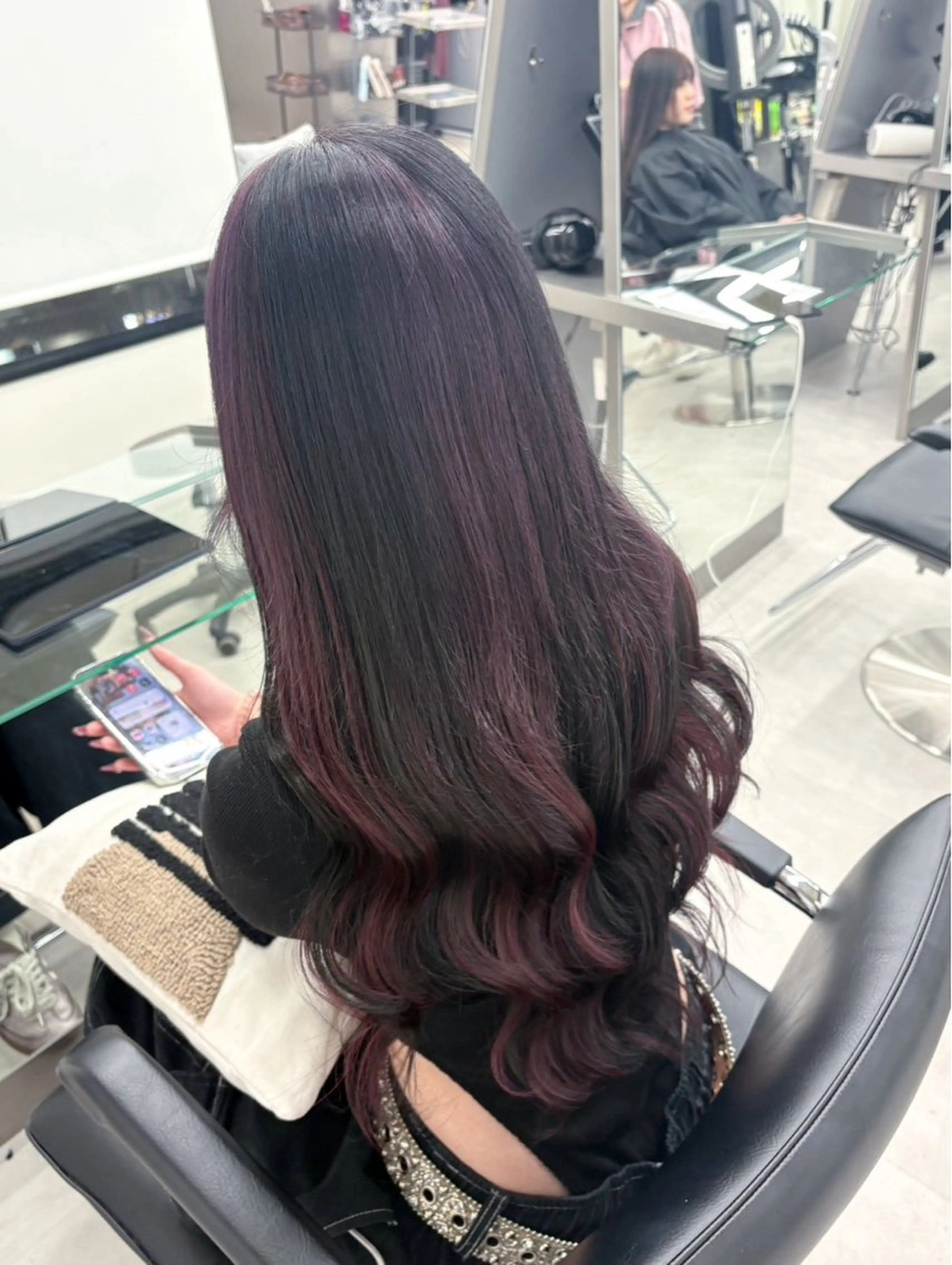 【コテ巻き🎀】お出かけ前におすすめ!!自分で巻くのは難しい😣ぜひお任せ下さい💞の写真