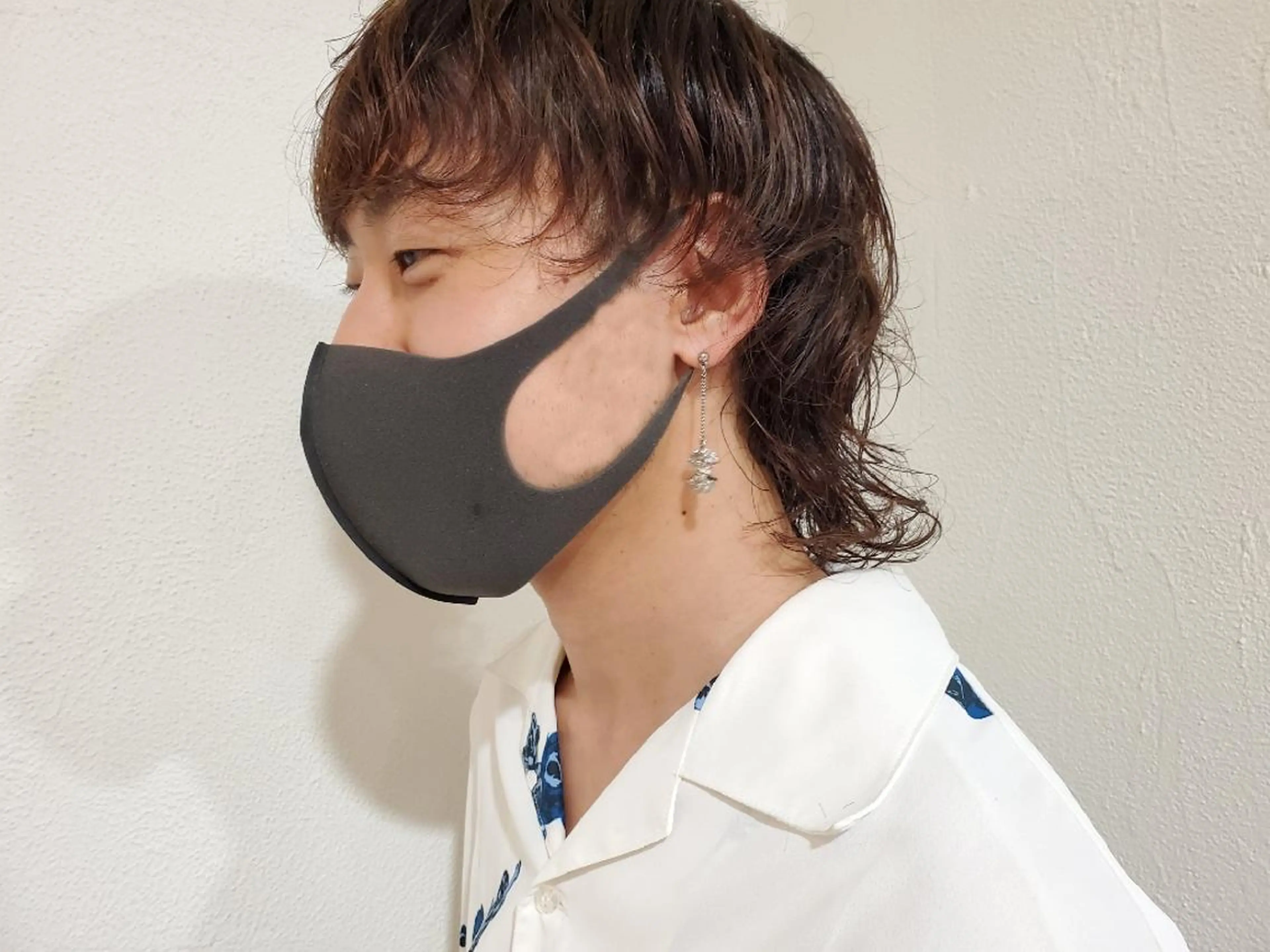 ショート パーマ メンズ マッシュウルフ マッシュ メンズウルフカット ウルフカット パ ルのヘアスタイル