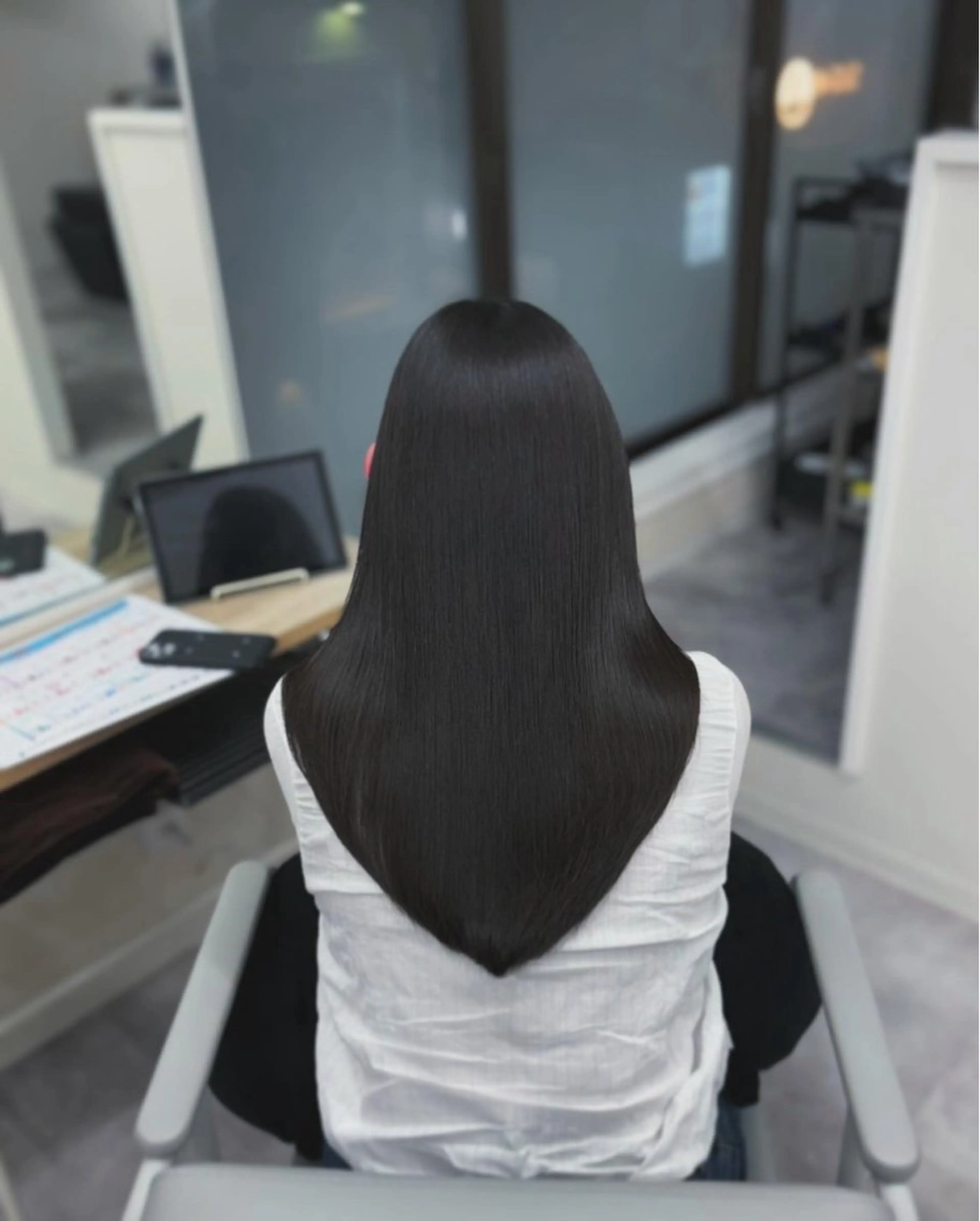 セミロング 髪質改善 トリートメント トリートメント ヘッドスパ Aura 髪質改善＆韓国レイヤー所属・あい❤︎ /髪質改善/韓国巻きのヘアスタイル