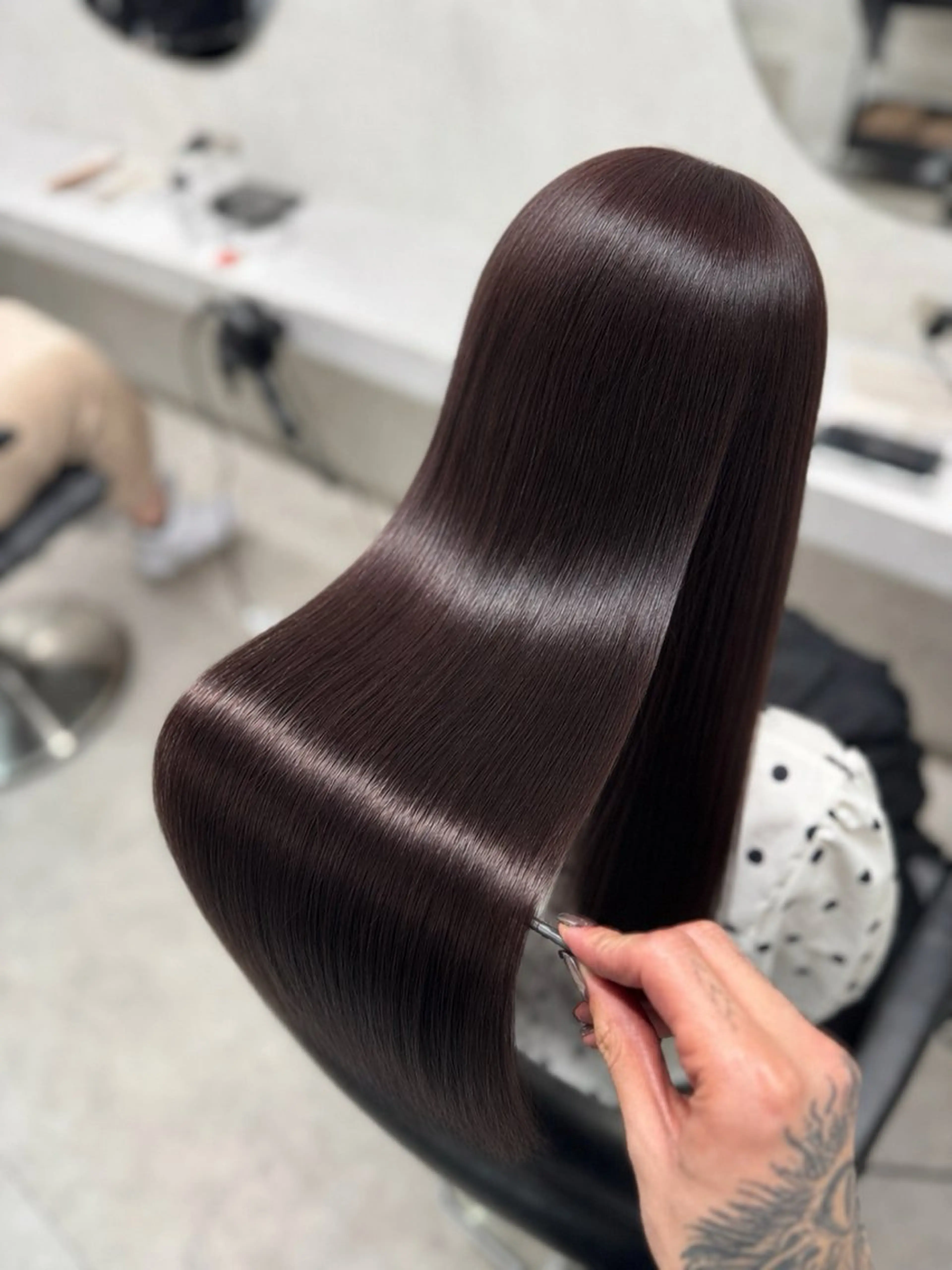 ロング カラー ヘアカラー トリートメント 髪質改善カラー 🕊️SOMAのヘアスタイル