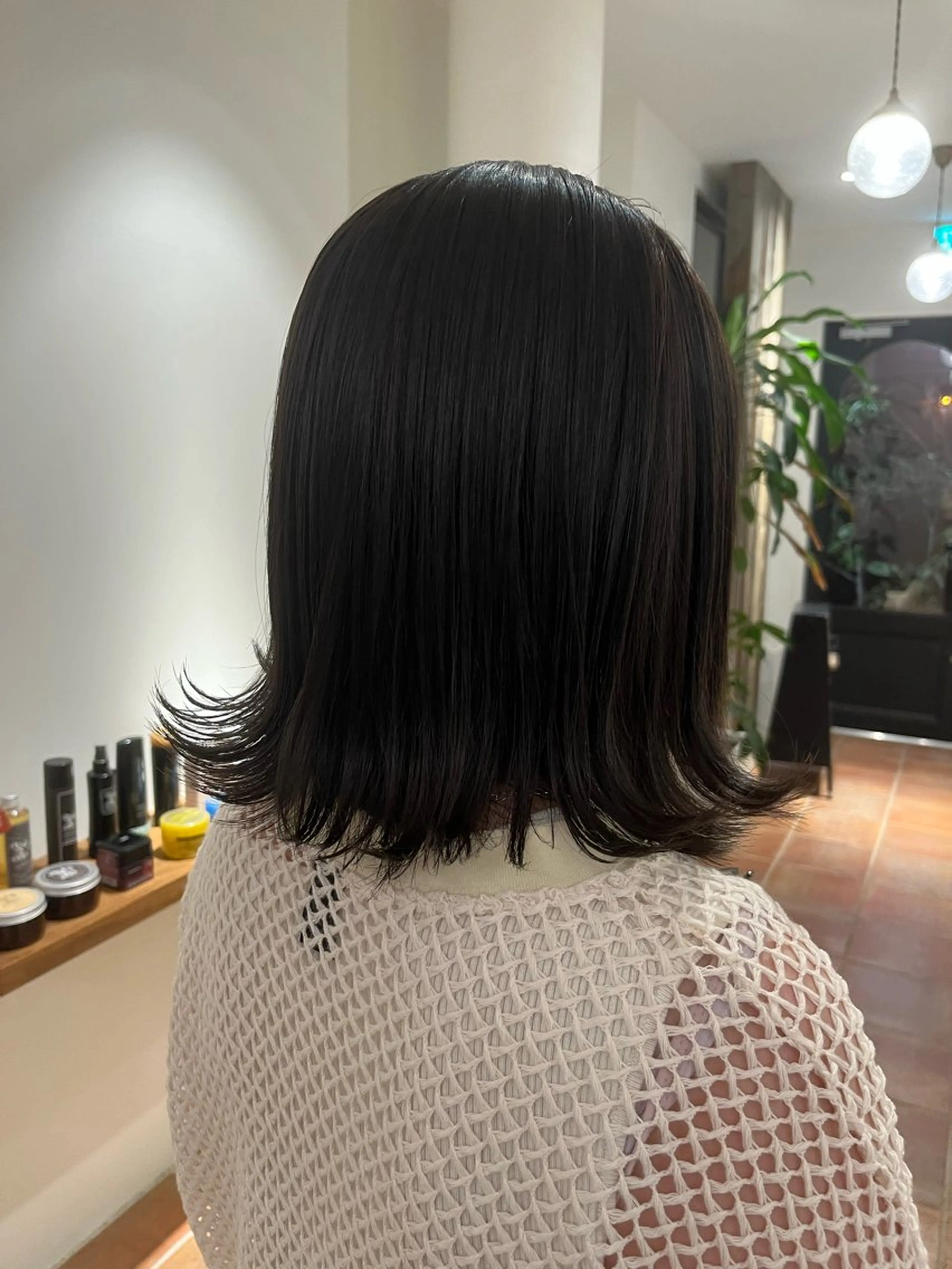 ミディアム パーマ ヘアカラー 澤田 健汰のヘアスタイル