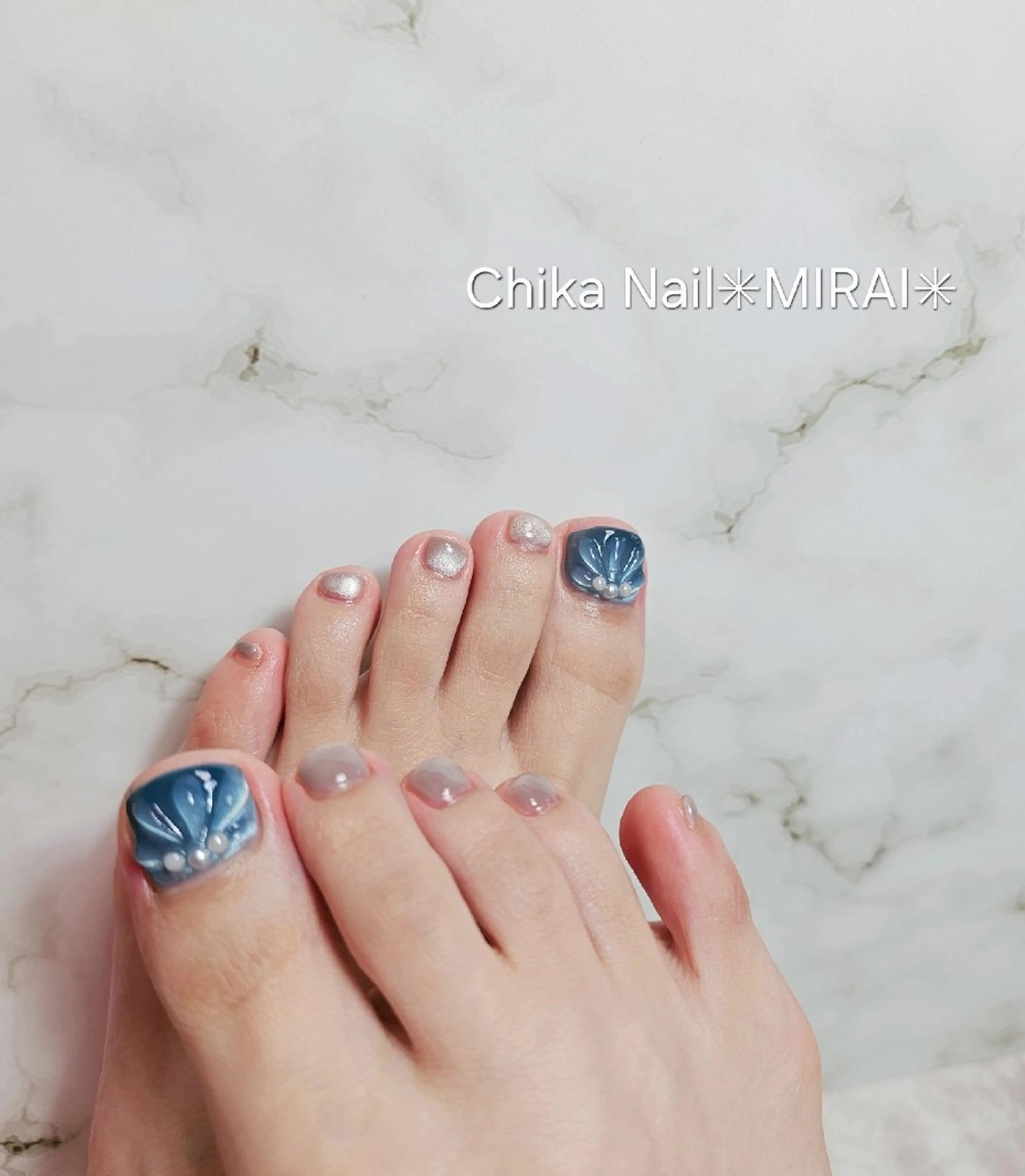ネイル フラワーネイル Chika  Nail MIRAIのネイルデザイン