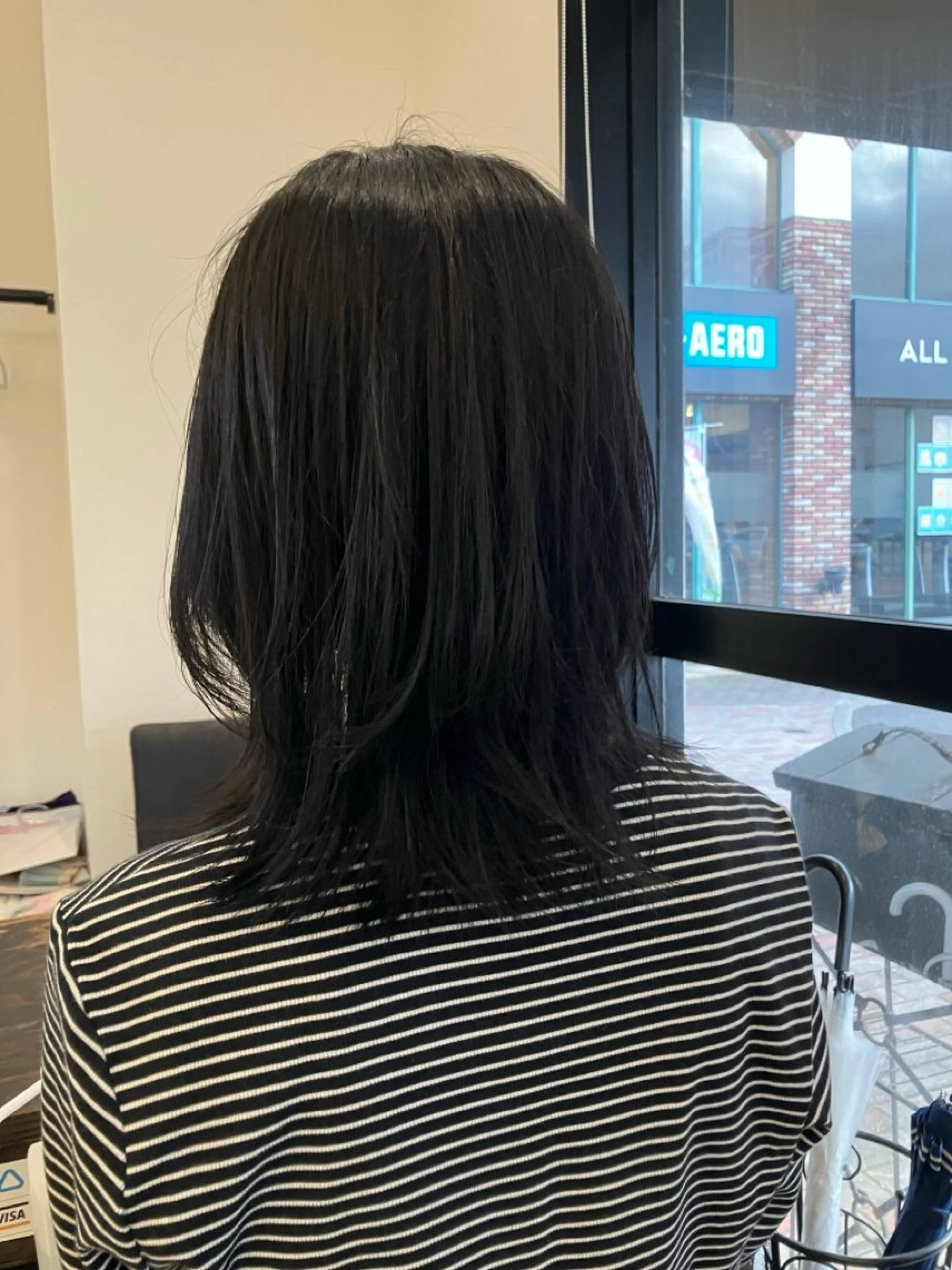 ミディアム レイヤーカット ウルフカット ウルフレイヤー カット トリートメント 酒井 成貴のヘアスタイル