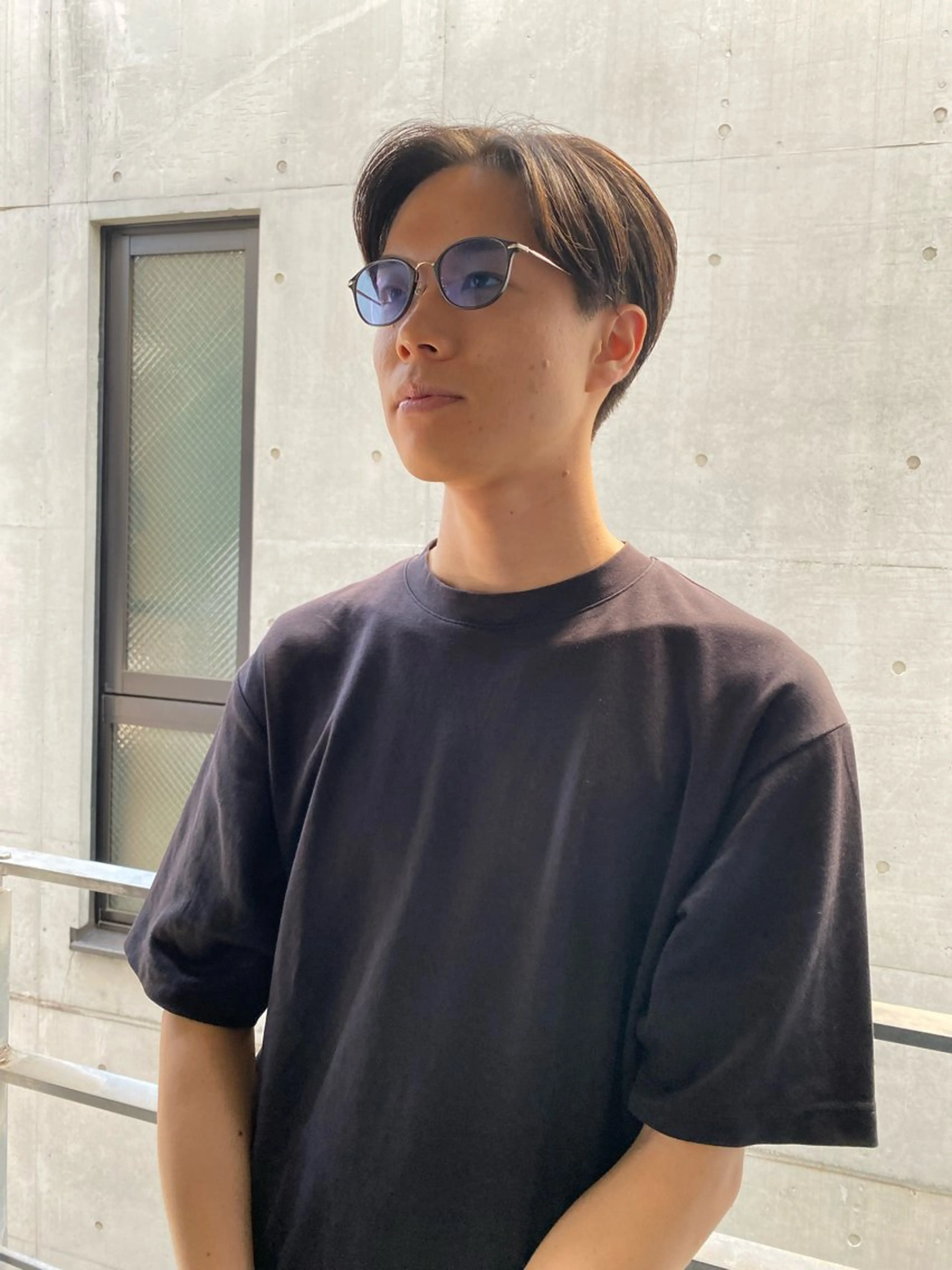 ショート メンズ カット yumeka🩶ボブ 暖色/透け感カラーのヘアスタイル