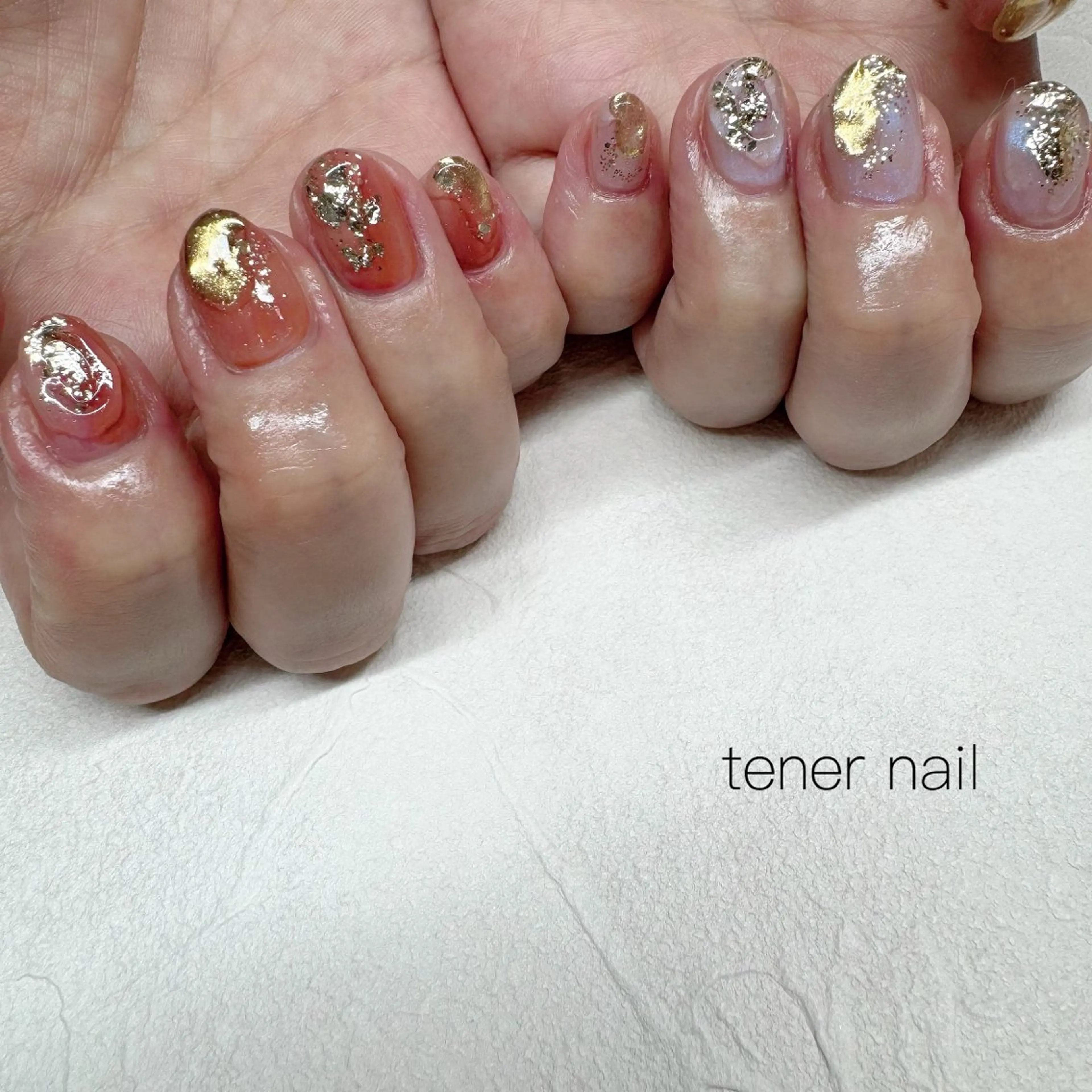 ネイル ニュアンスネイル ハンドネイル テネルネイル tener nailのネイルデザイン