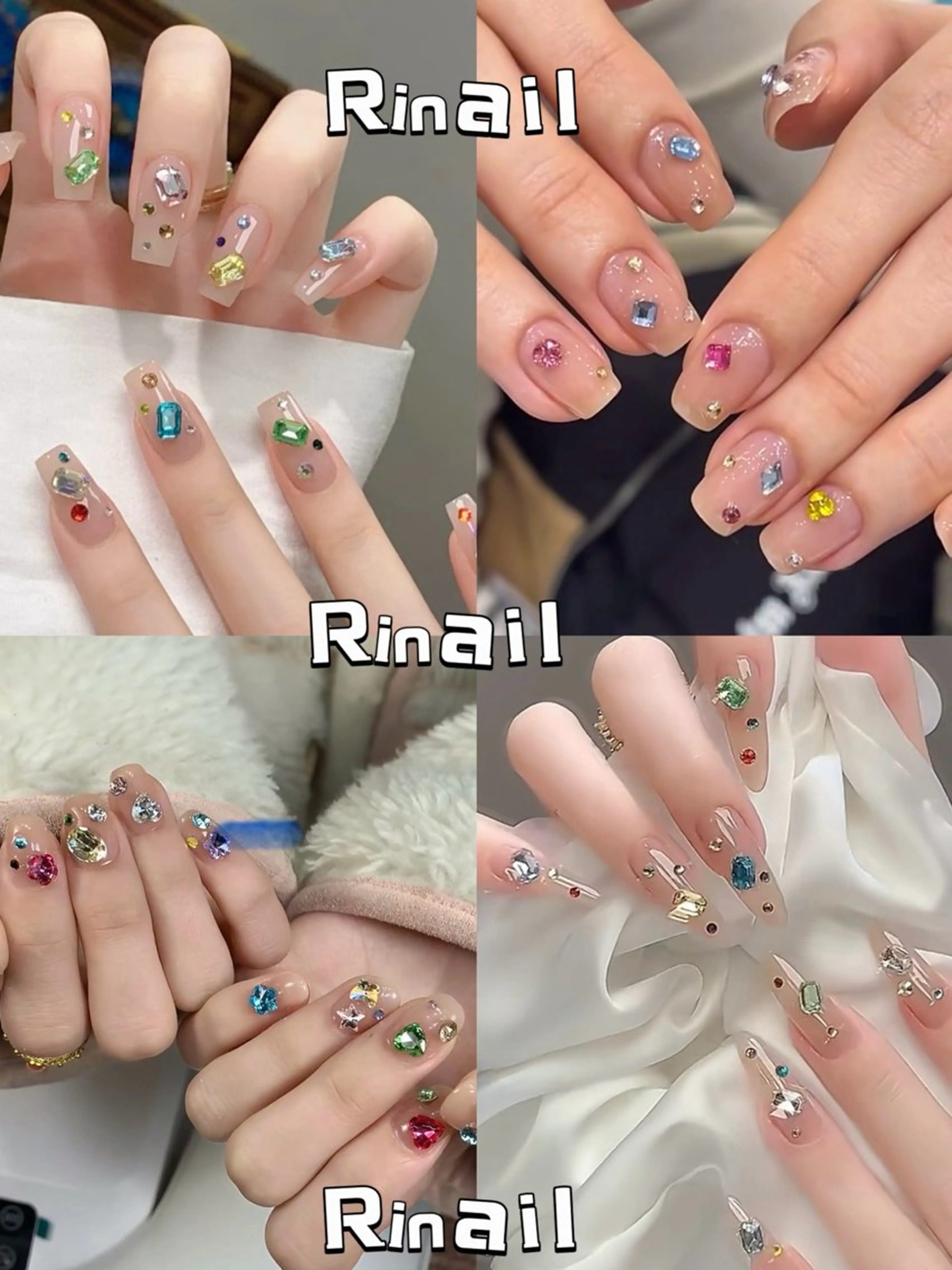 ネイル アートネイル チークネイル 長さ出し フラッシュネイル フットネイル YK Rinのネイルデザイン