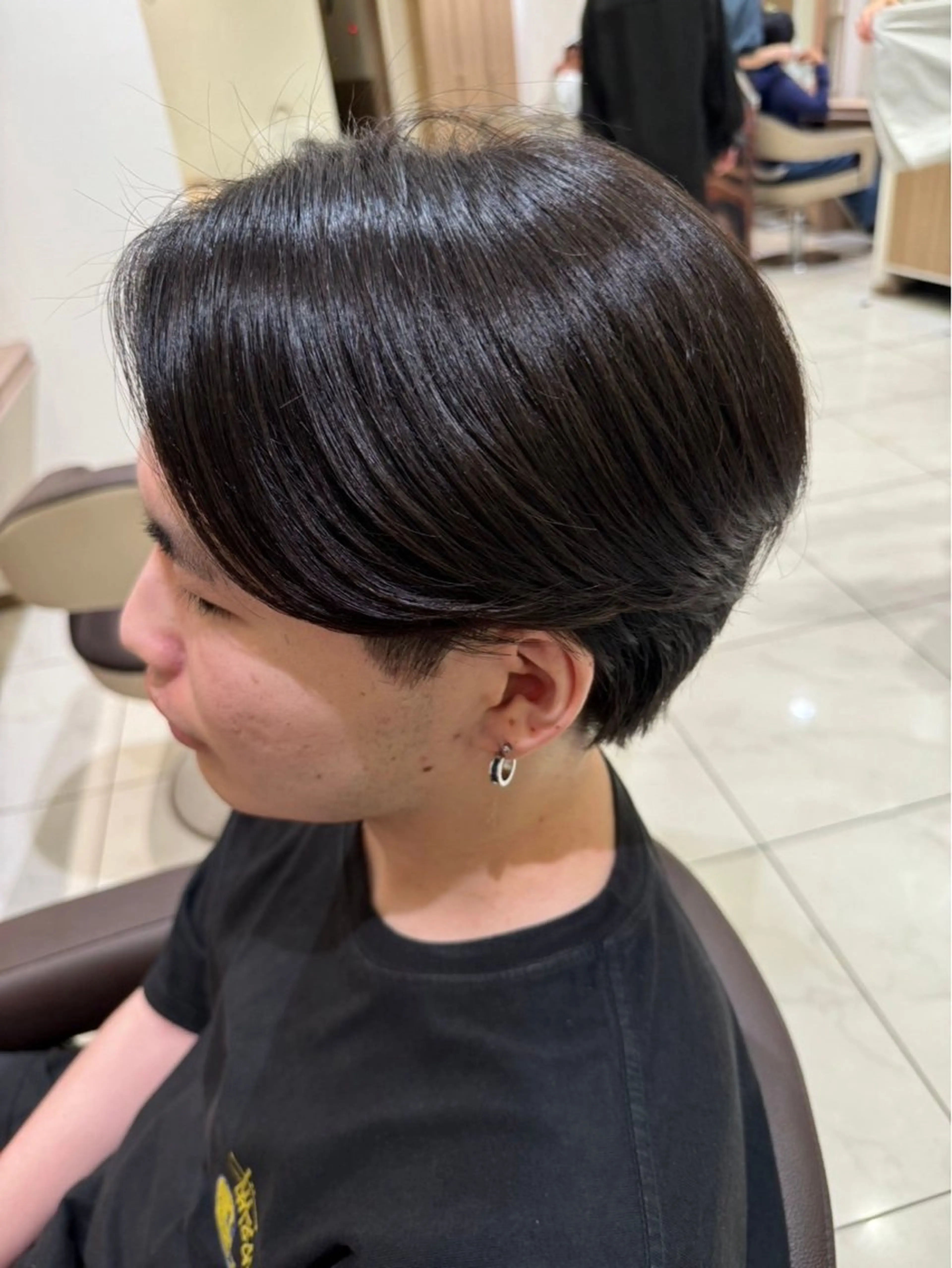 ショート パーマ メンズ カット 縮毛矯正 トリートメント メンズ毛流れ 縮毛特化/土屋丈のヘアスタイル