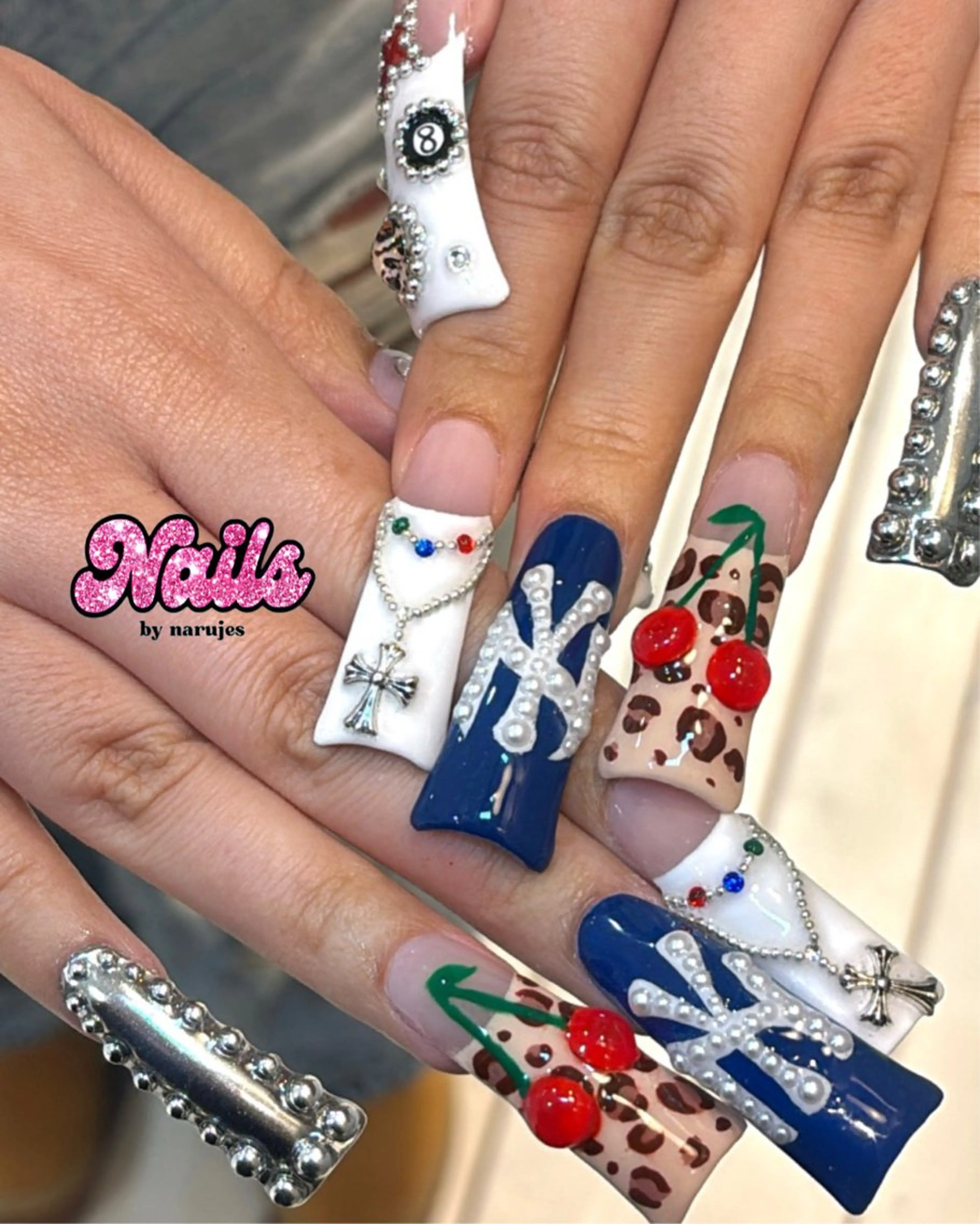 ネイル ギャルネイル🧸💖 narujesのネイルデザイン
