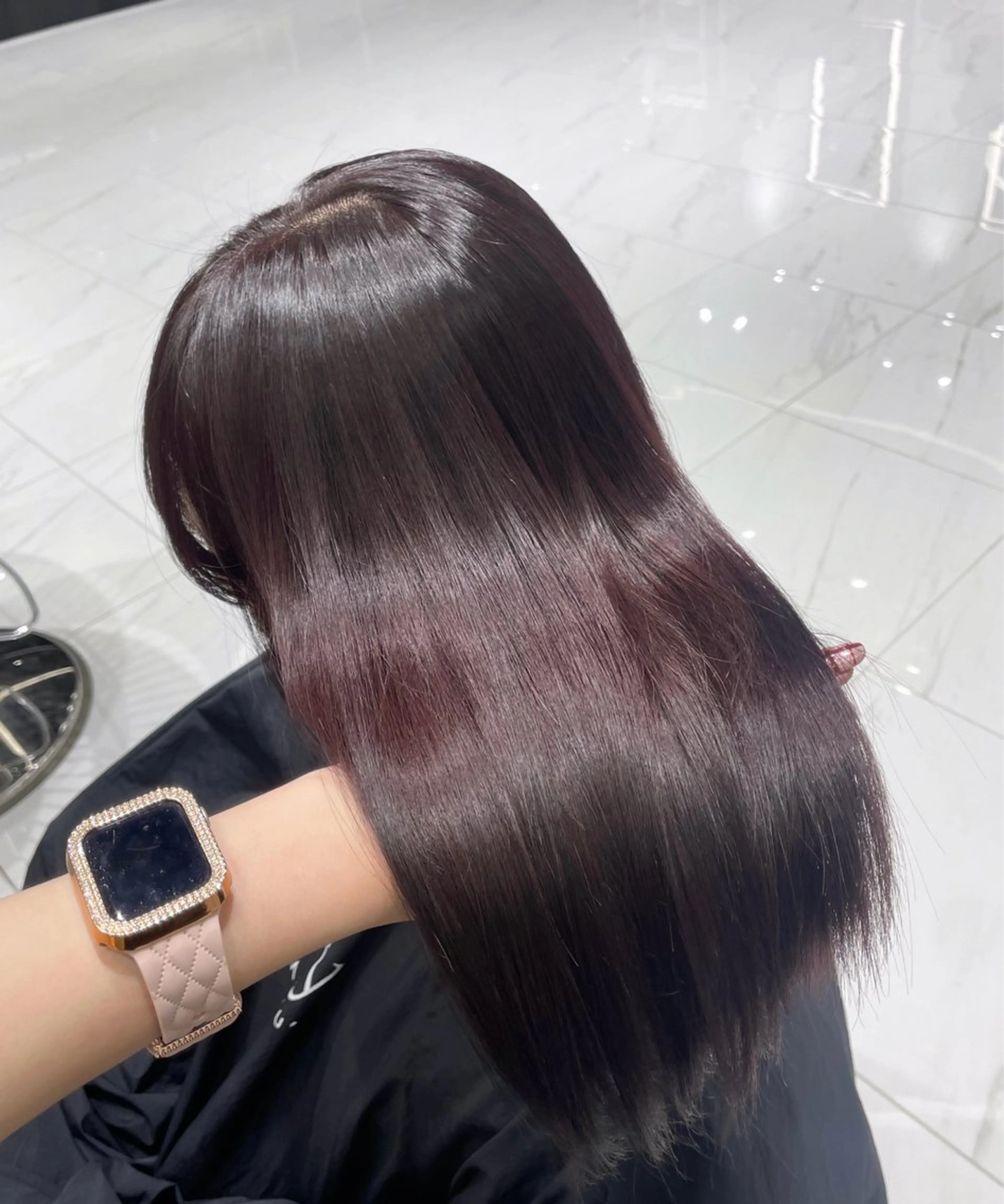 セミロング カラー 菅野 心悠/メンズヘアのヘアスタイル