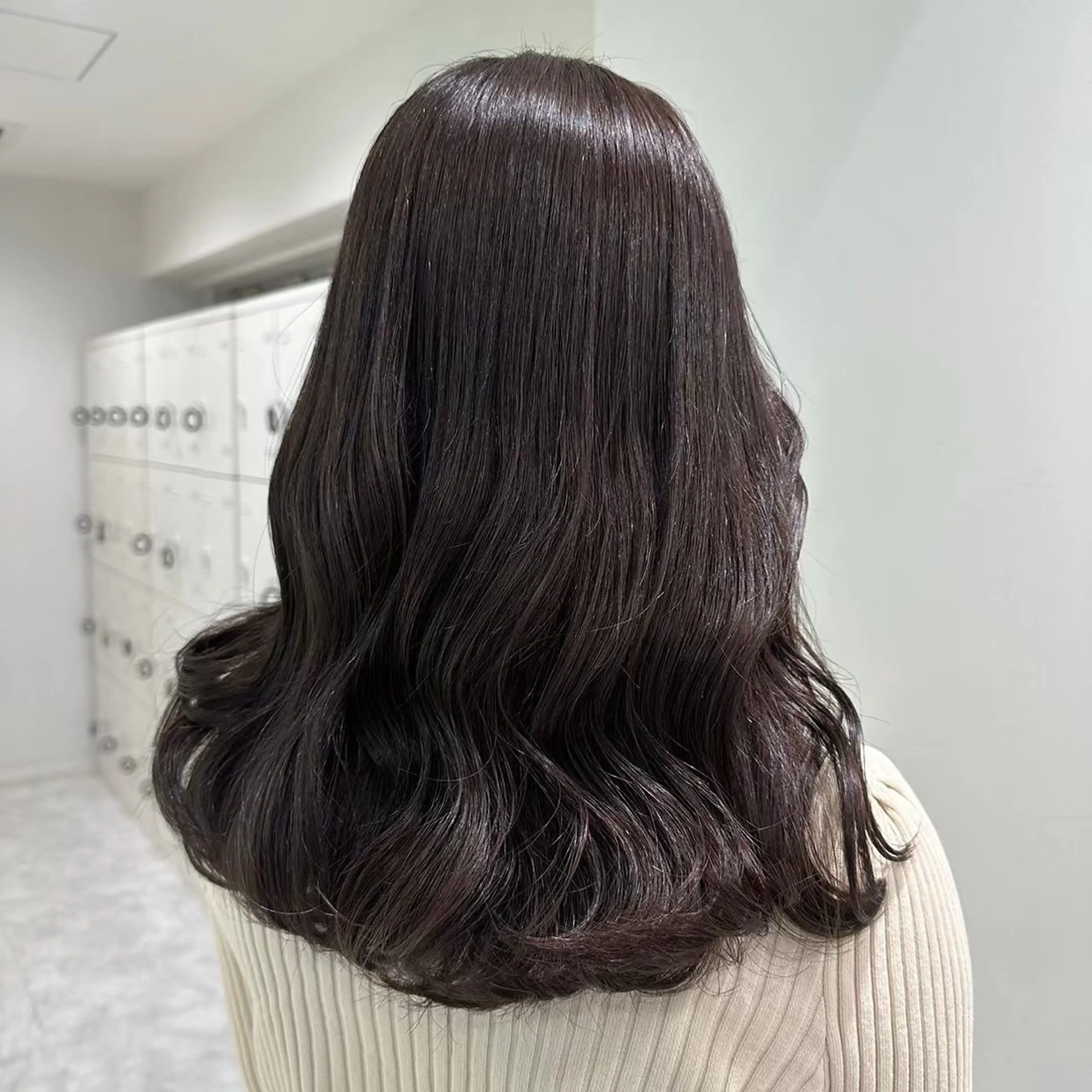 ロング カラー ヘアカラー トリートメント 💙韓国スタイル💙 亜子のヘアスタイル