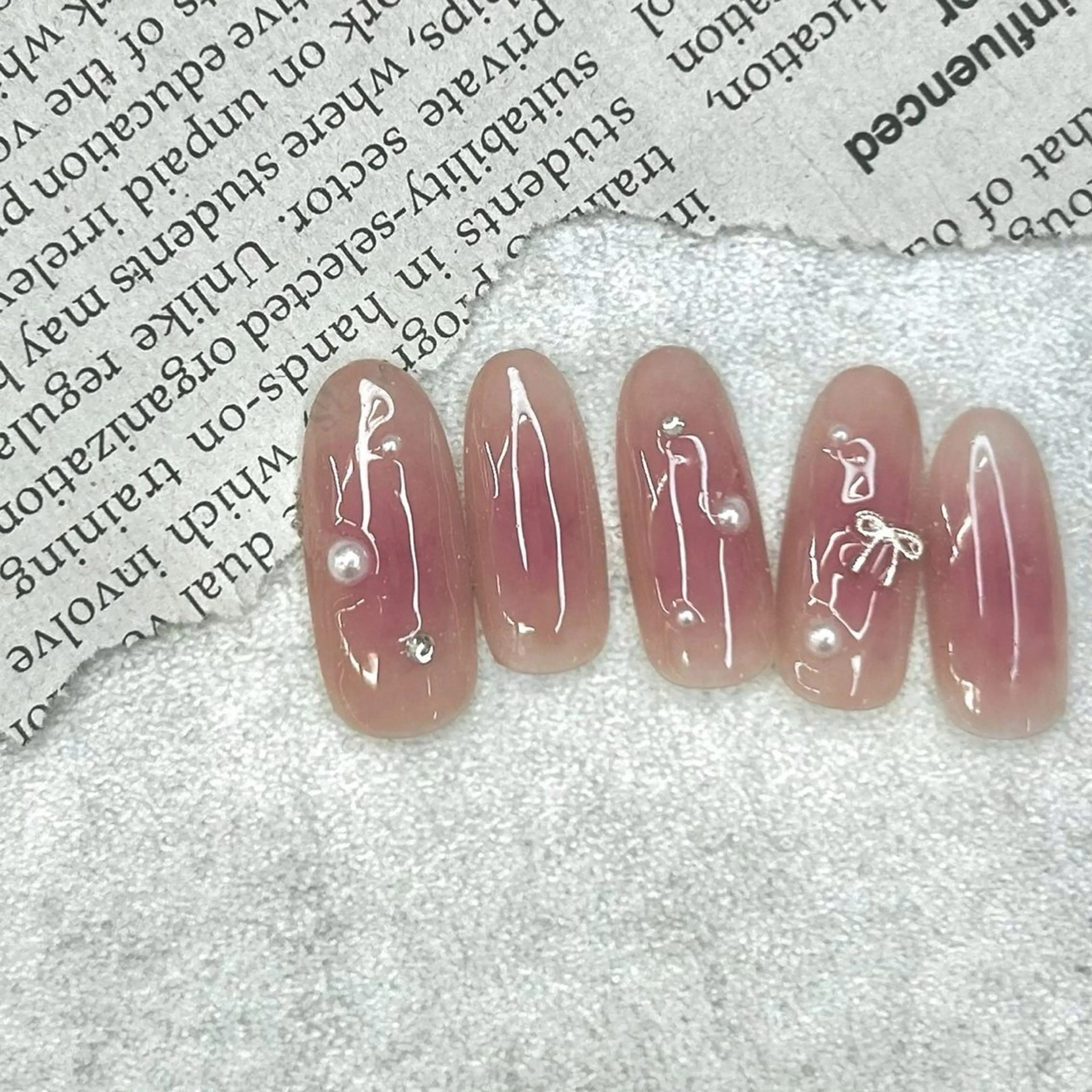 ネイル ⭐︎休業中の練習⭐︎ JNA認定講師髙橋のネイルデザイン