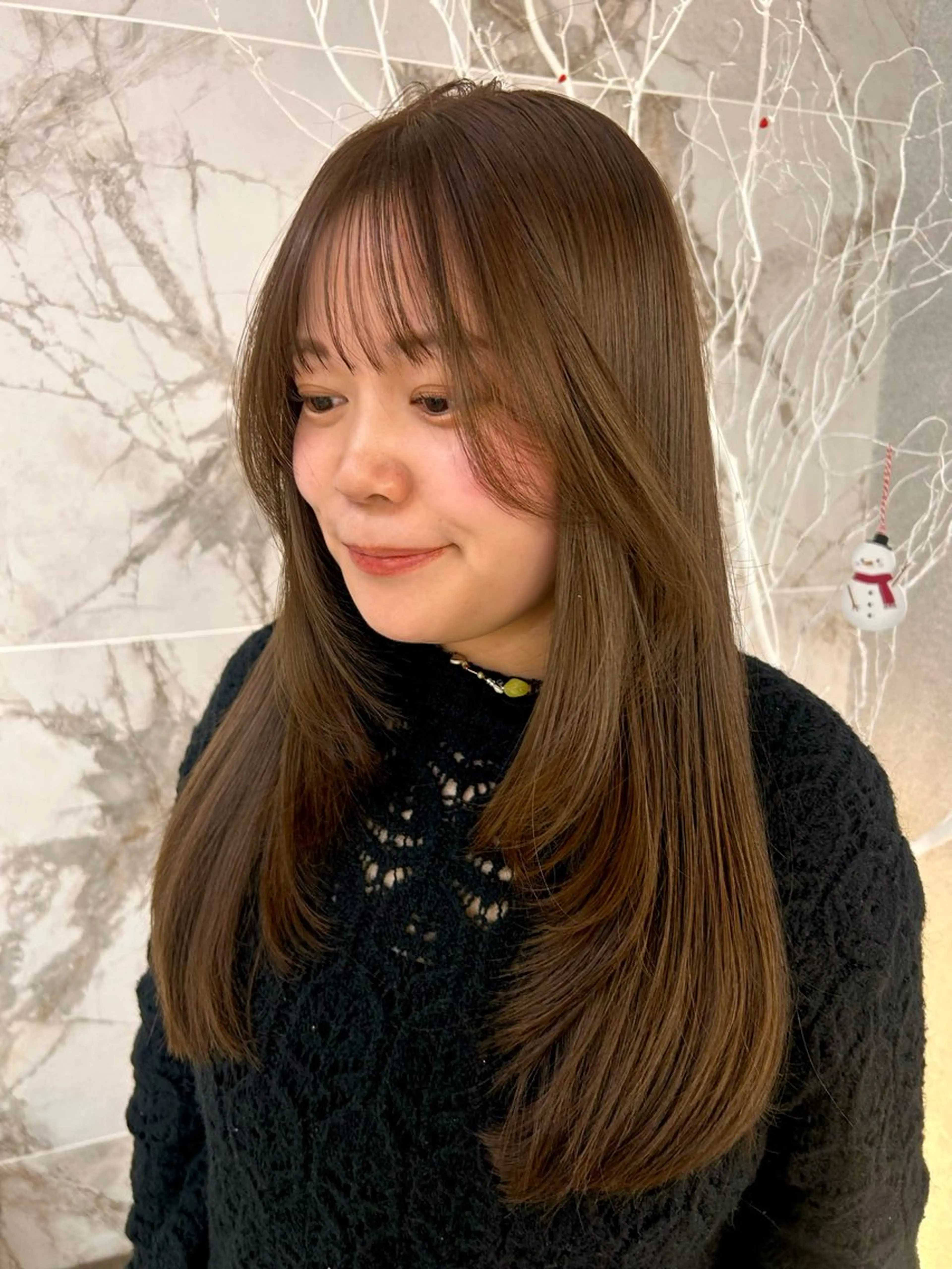 ロング カット ヘアカラー yuka 【ユウカ】のヘアスタイル