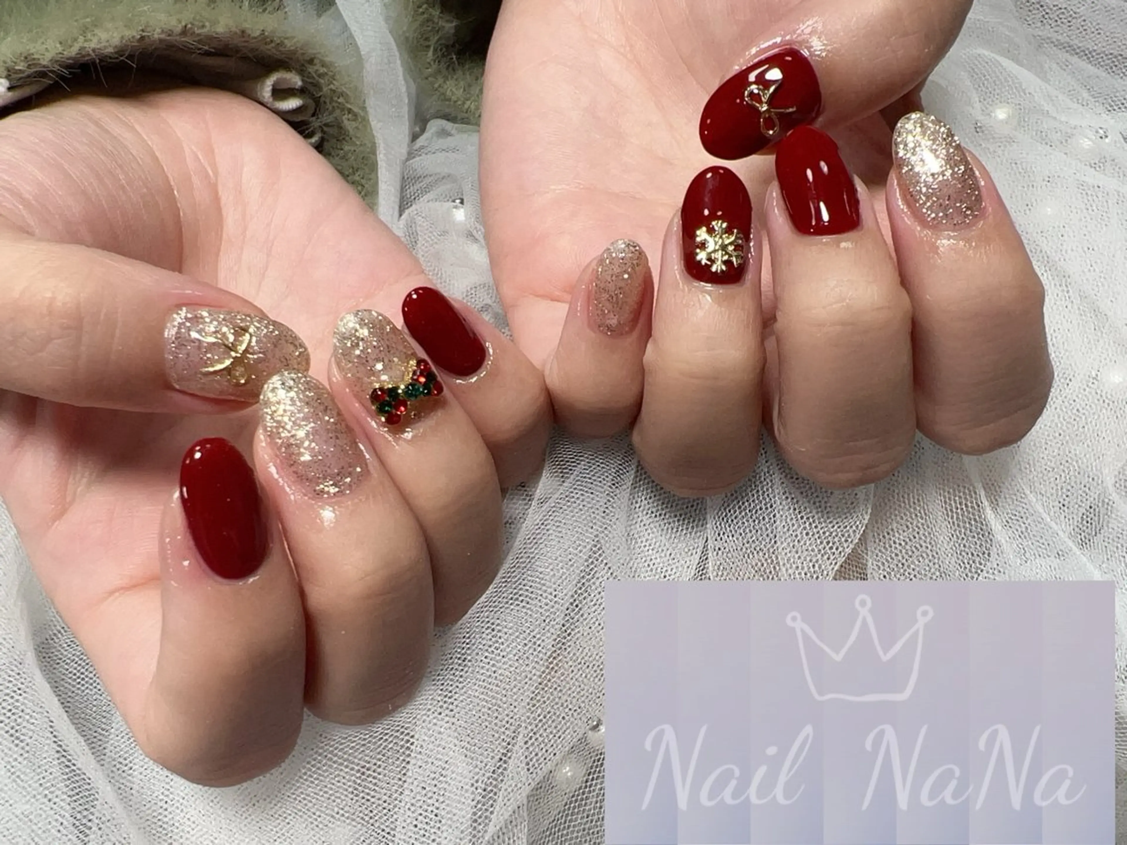 ネイル 冬ネイル クリスマス Nail NaNaのネイルデザイン
