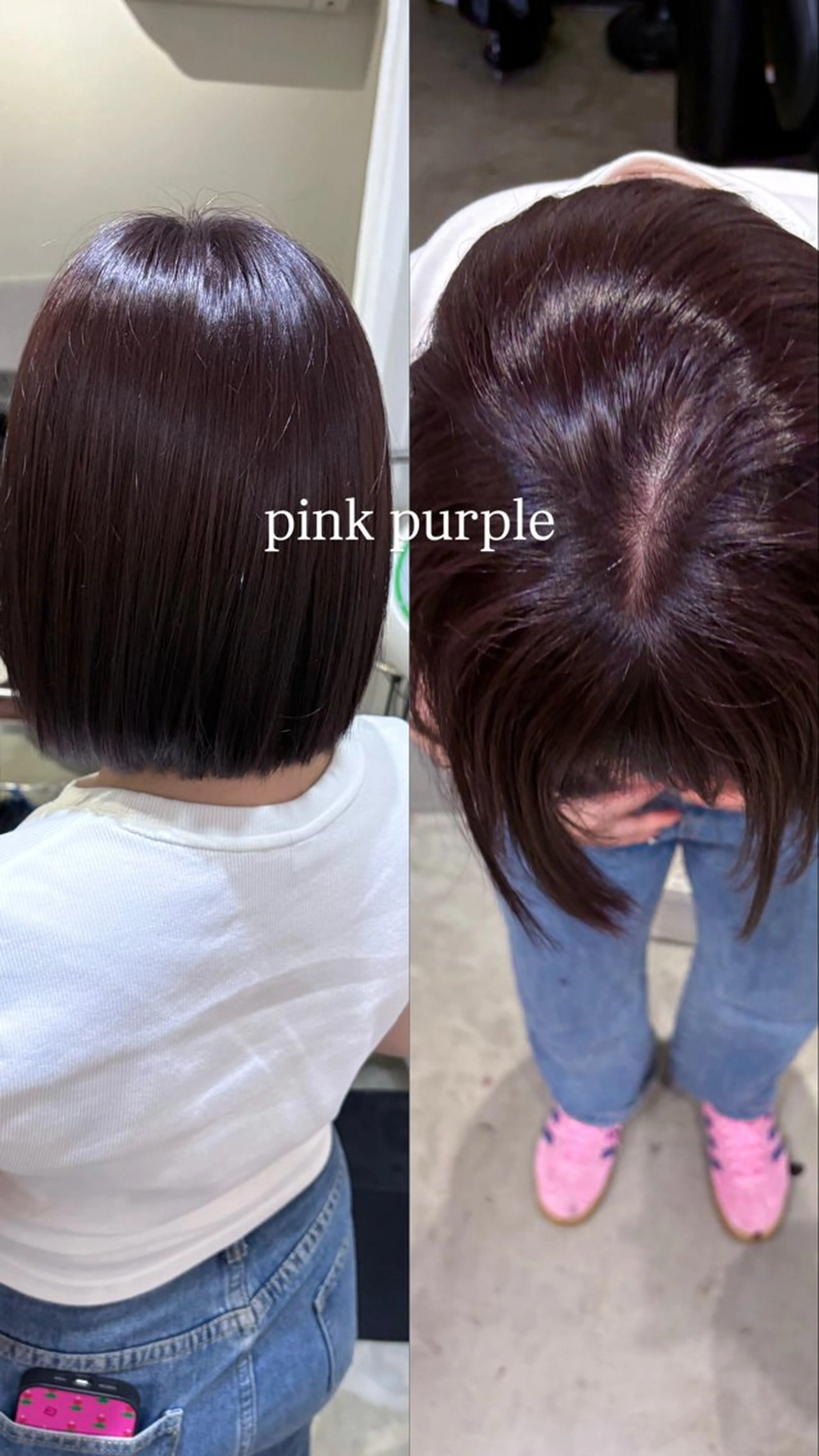 ショート カラー ピンクカラー むねはる /札幌美容師のヘアスタイル