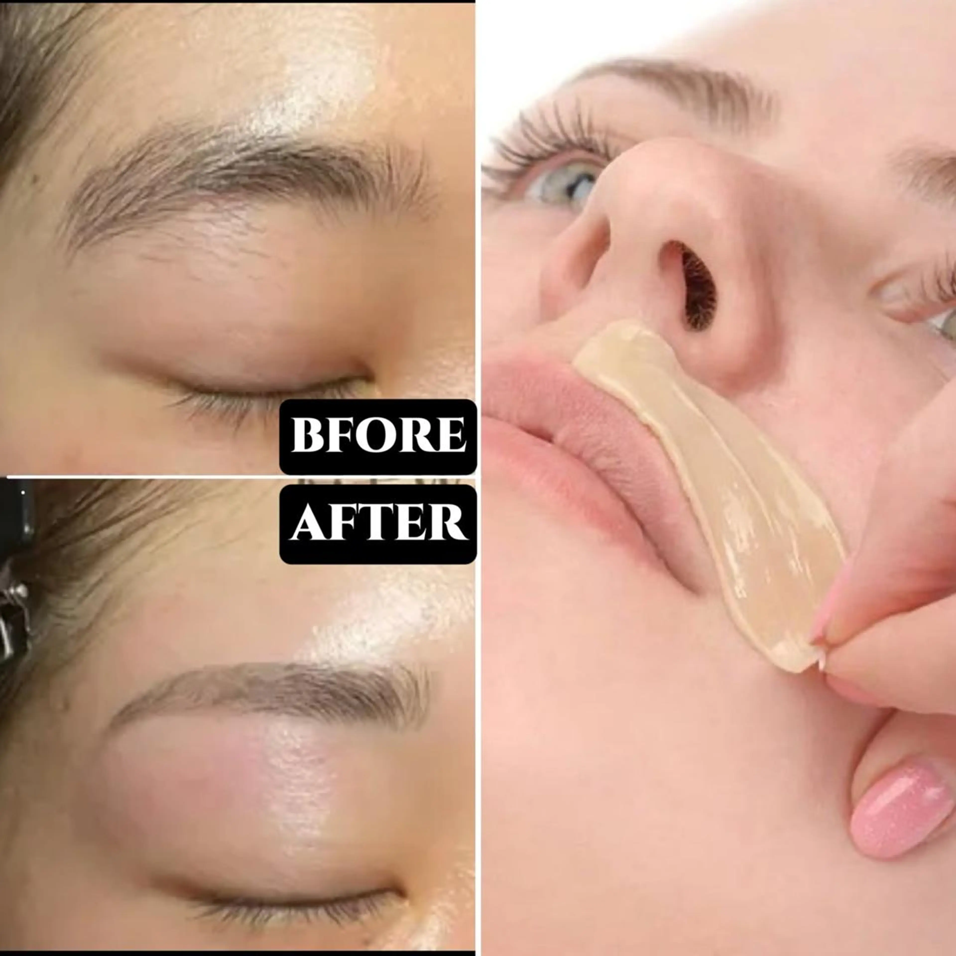 アイブロウ 眉毛ワックス脱毛 KKSbeauty 🎀心斎橋本店のマツエク・マツパデザイン