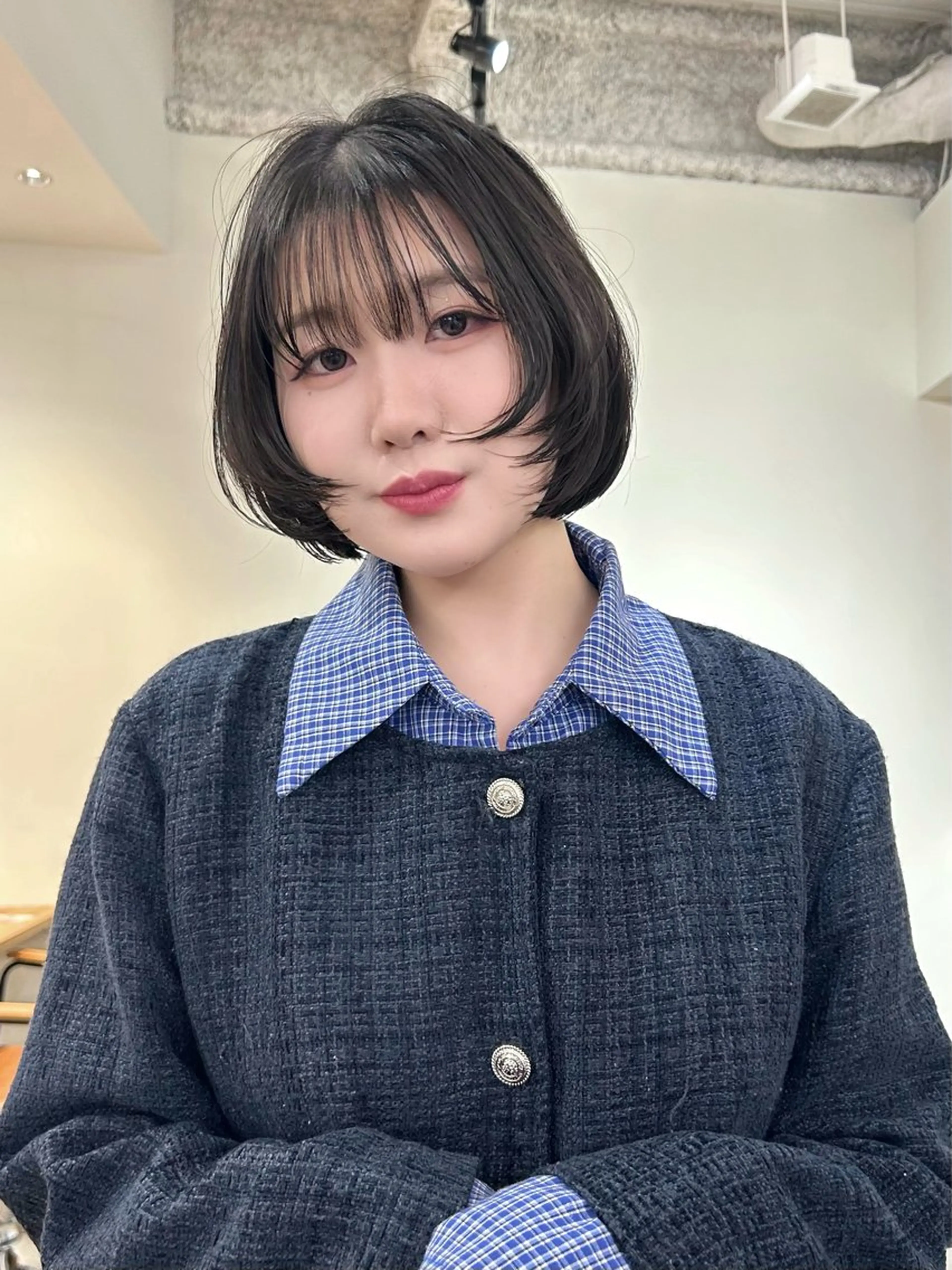 ショート ボブレイヤー ボブ レイヤーカット カット ボブ/レイヤー 大阪梅田/きょうかのヘアスタイル