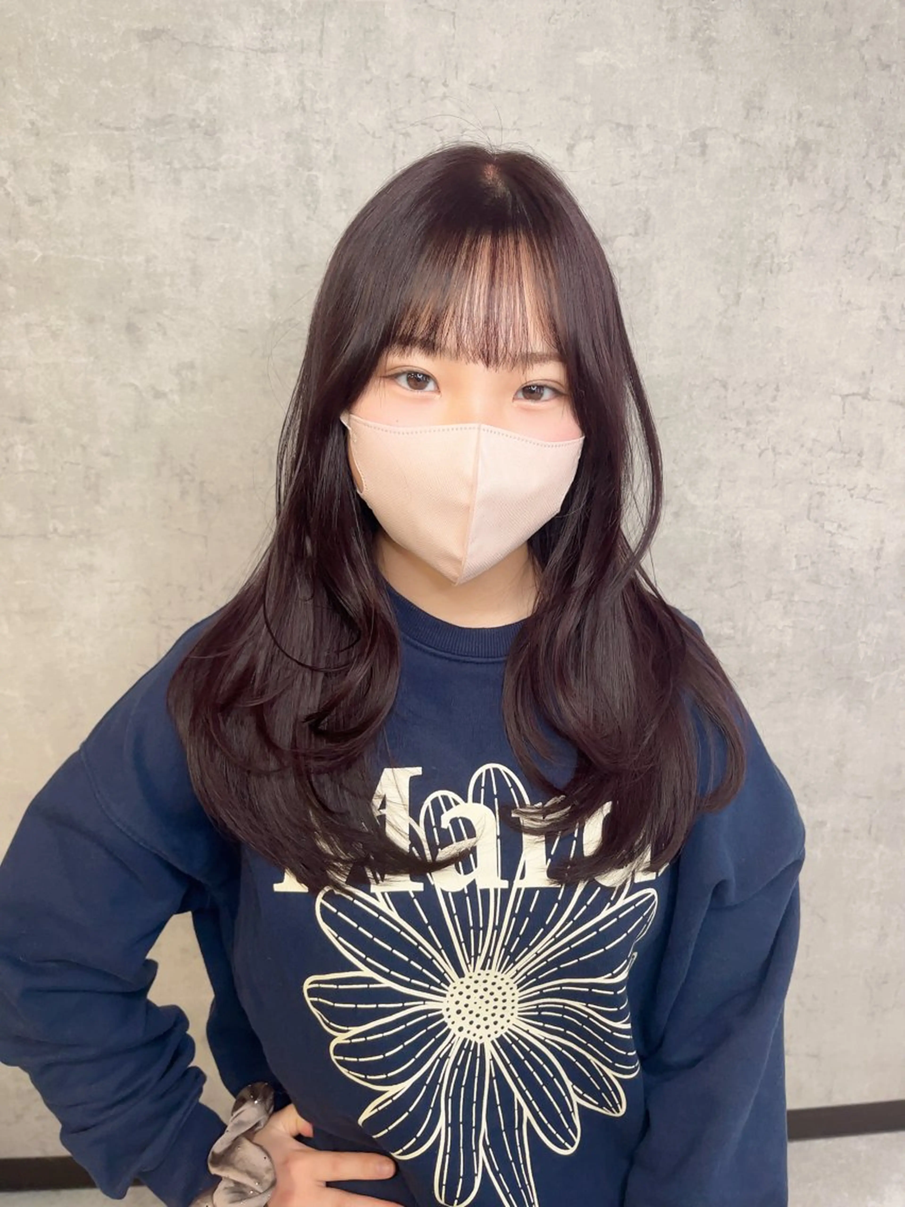 セミロング KAEDE🎀 カラー＆パーマ特化のヘアスタイル