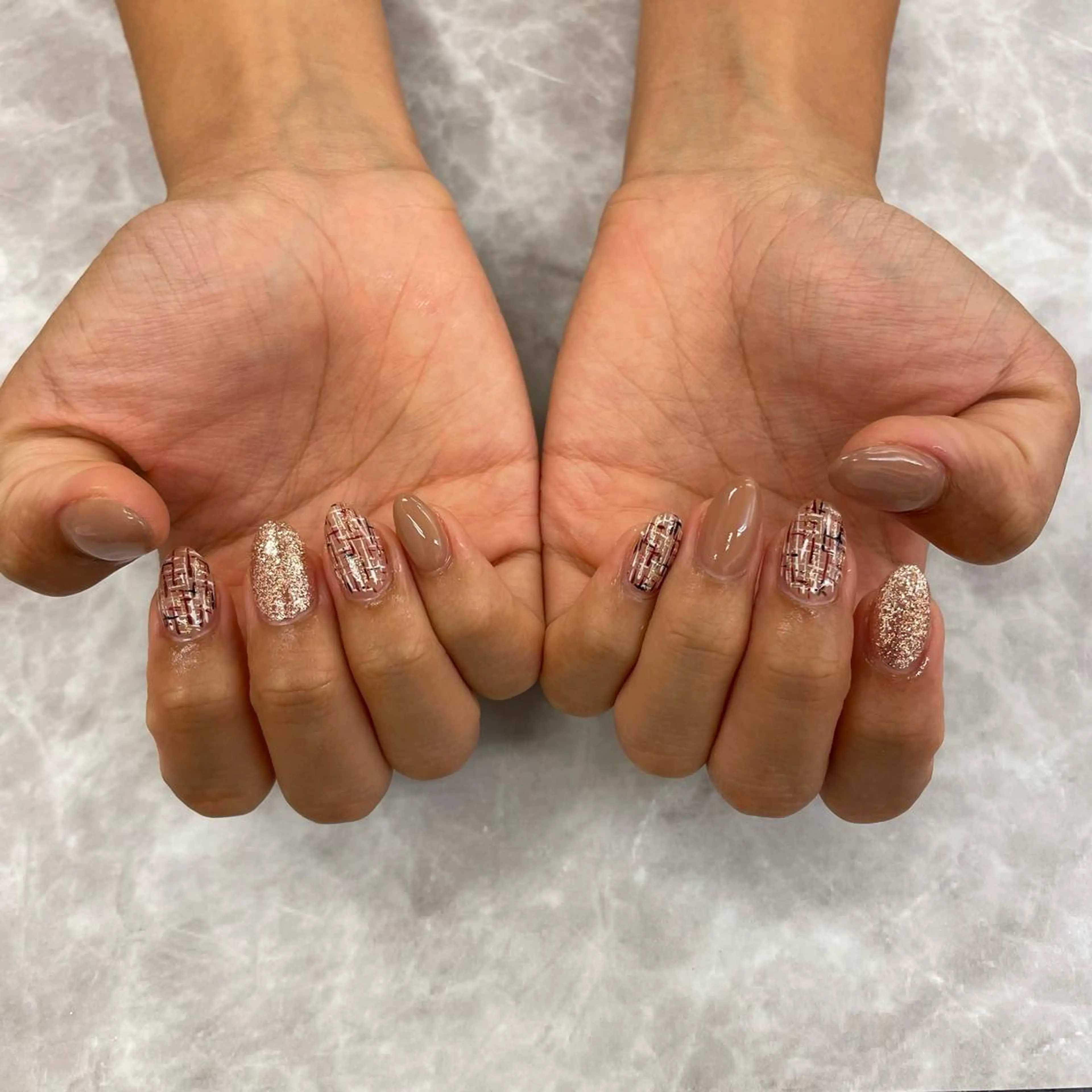 ネイル ハンドネイル 田中 春華のネイルデザイン