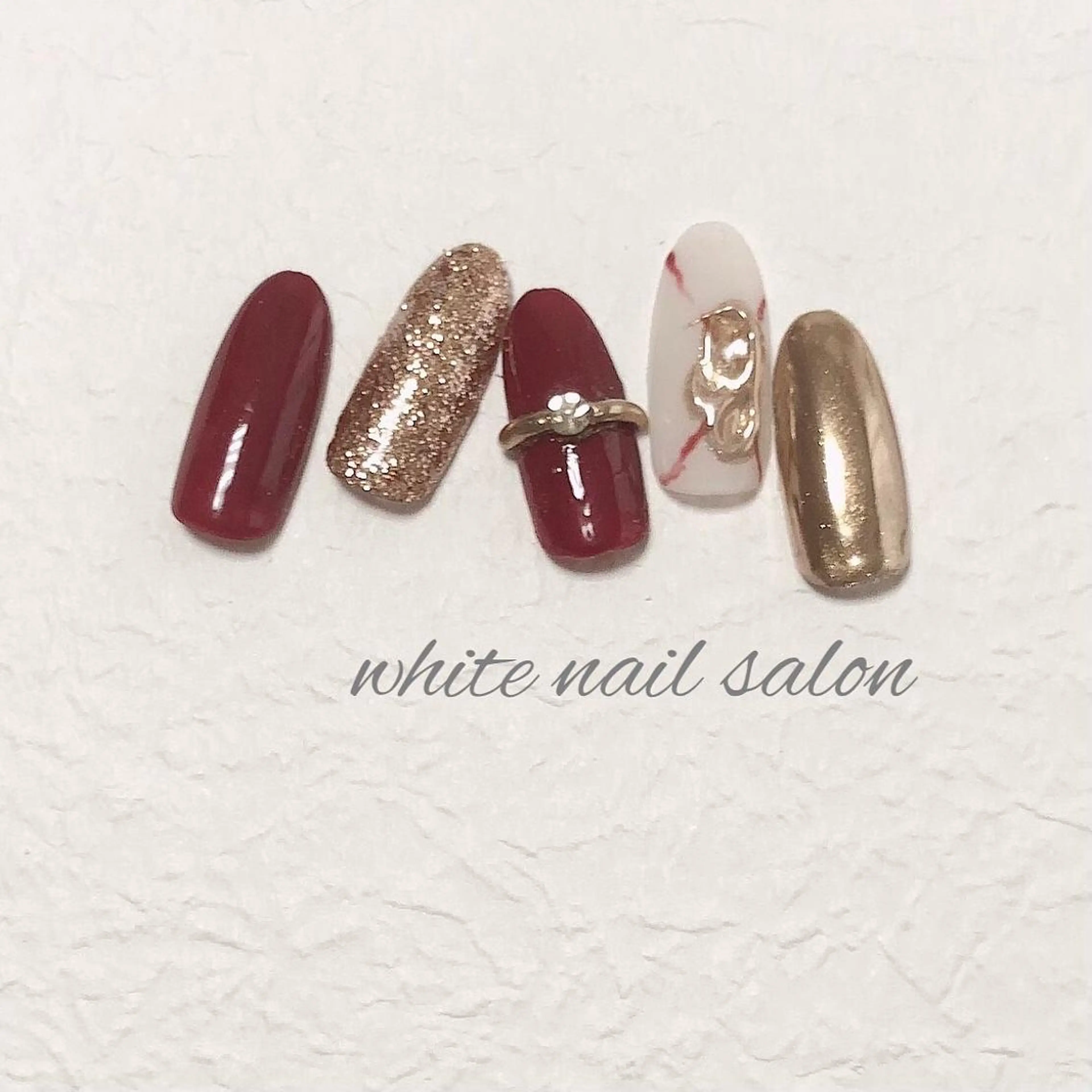 ネイル ジェルネイル ハードジェル 持ち込み ソフトジェル white nail salonのネイルデザイン