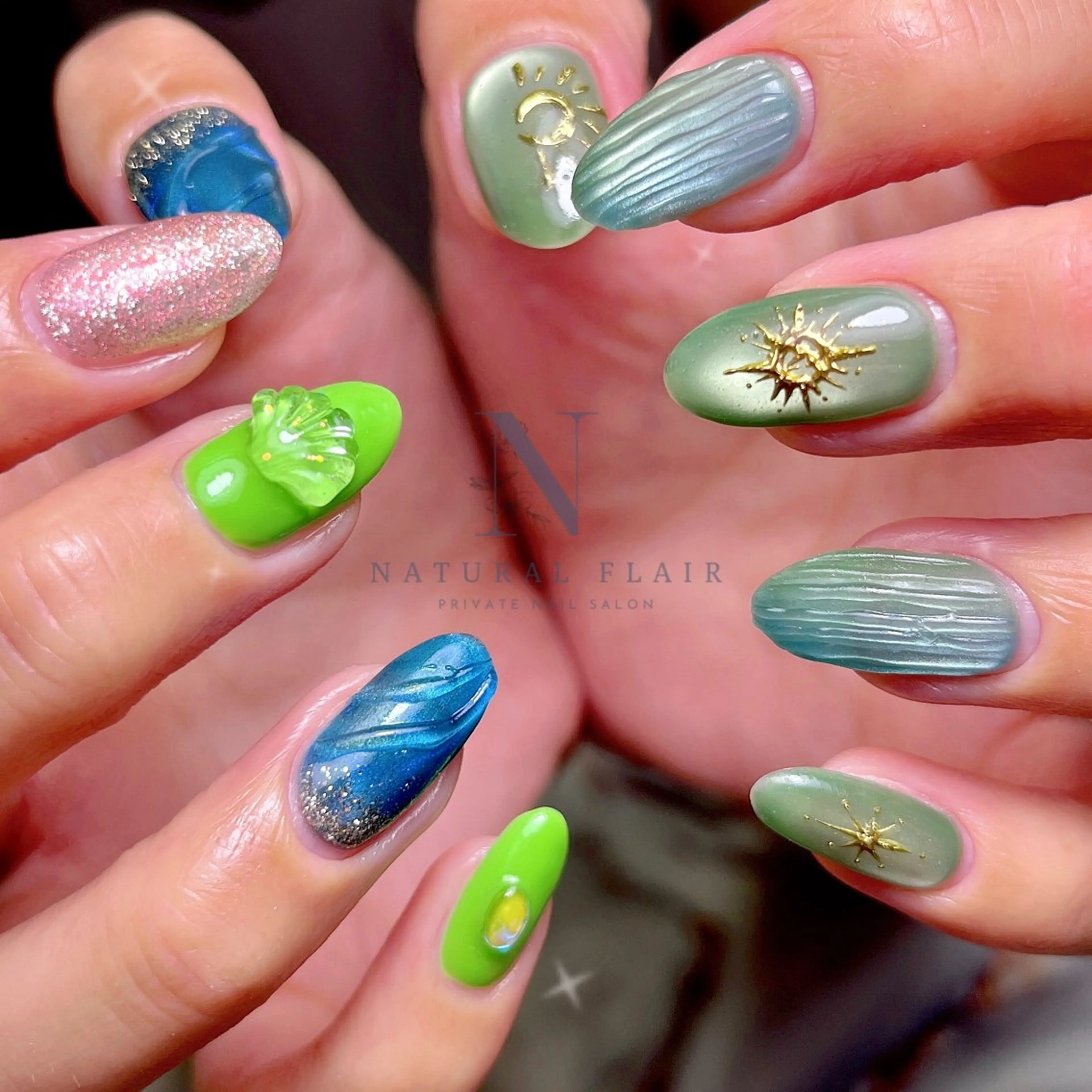 ネイル natural flairのネイルデザイン