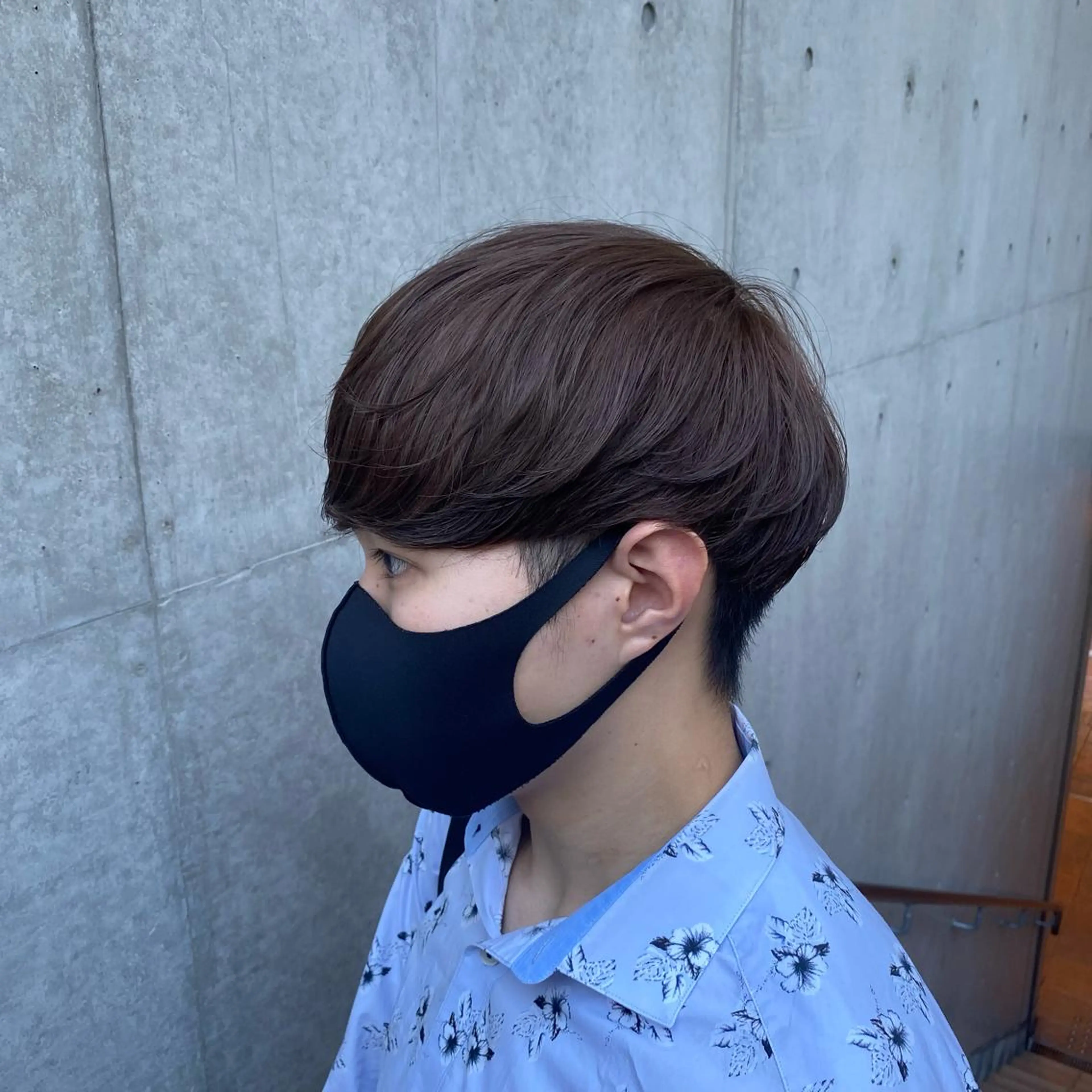 ショート カラー メンズ 梅田茶屋町メンズ 専門美容師 山元一平のヘアスタイル