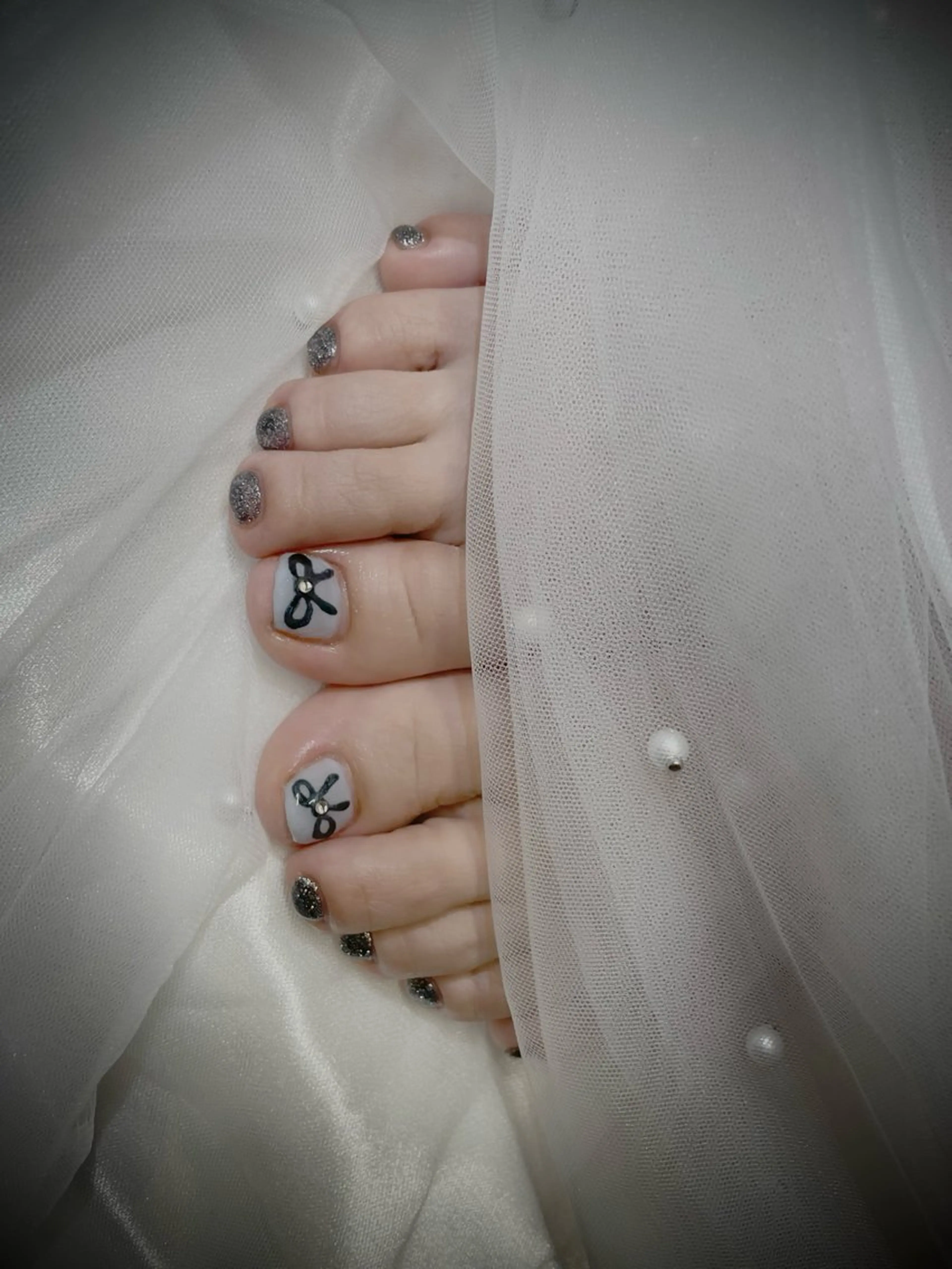 👣【モデル価格】フット親指アート ¥4,500｜オリジナル感♡の写真