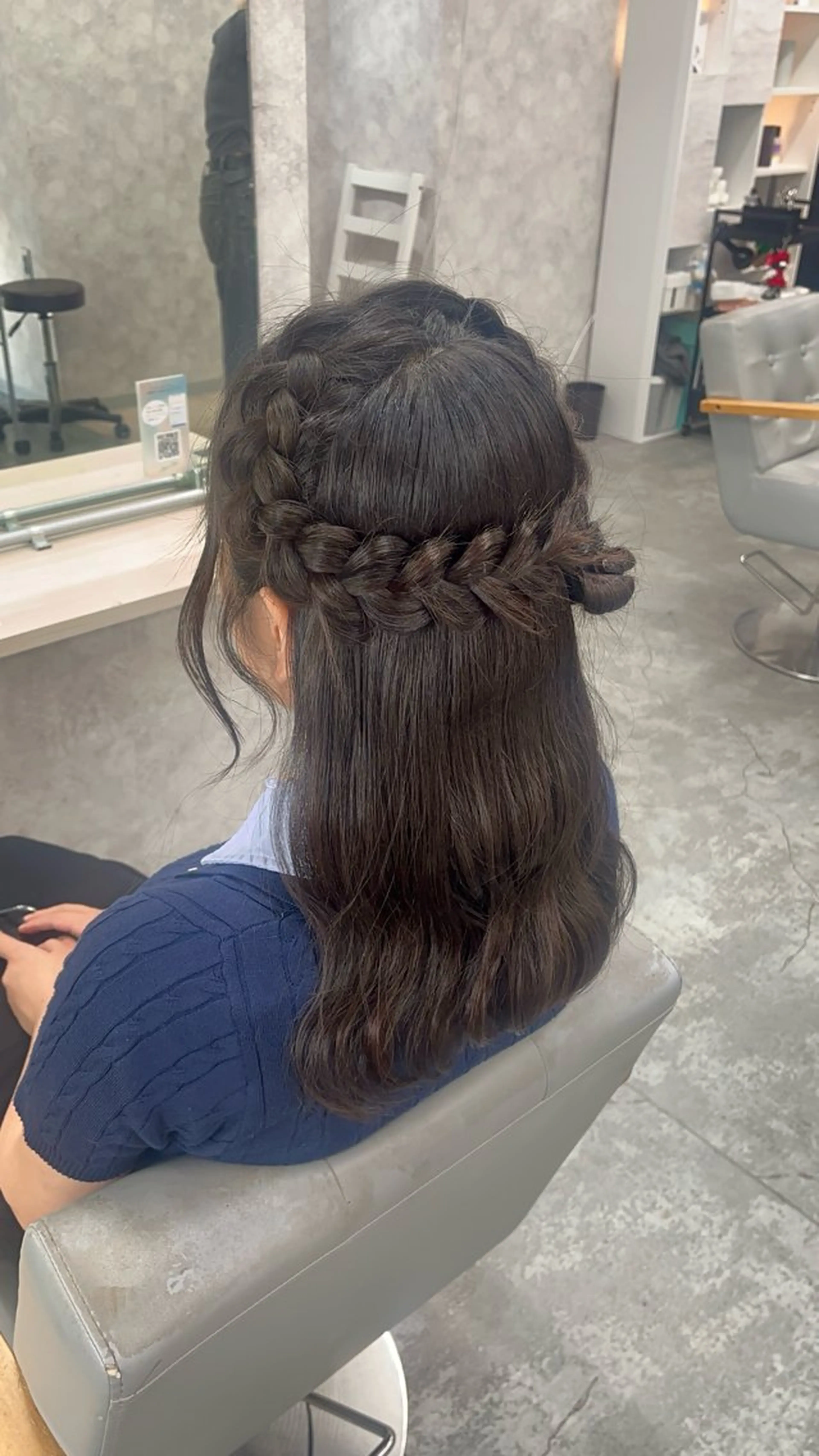 ヘアセット クルミ🤍推し活 🎀ピンクカラーのヘアスタイル