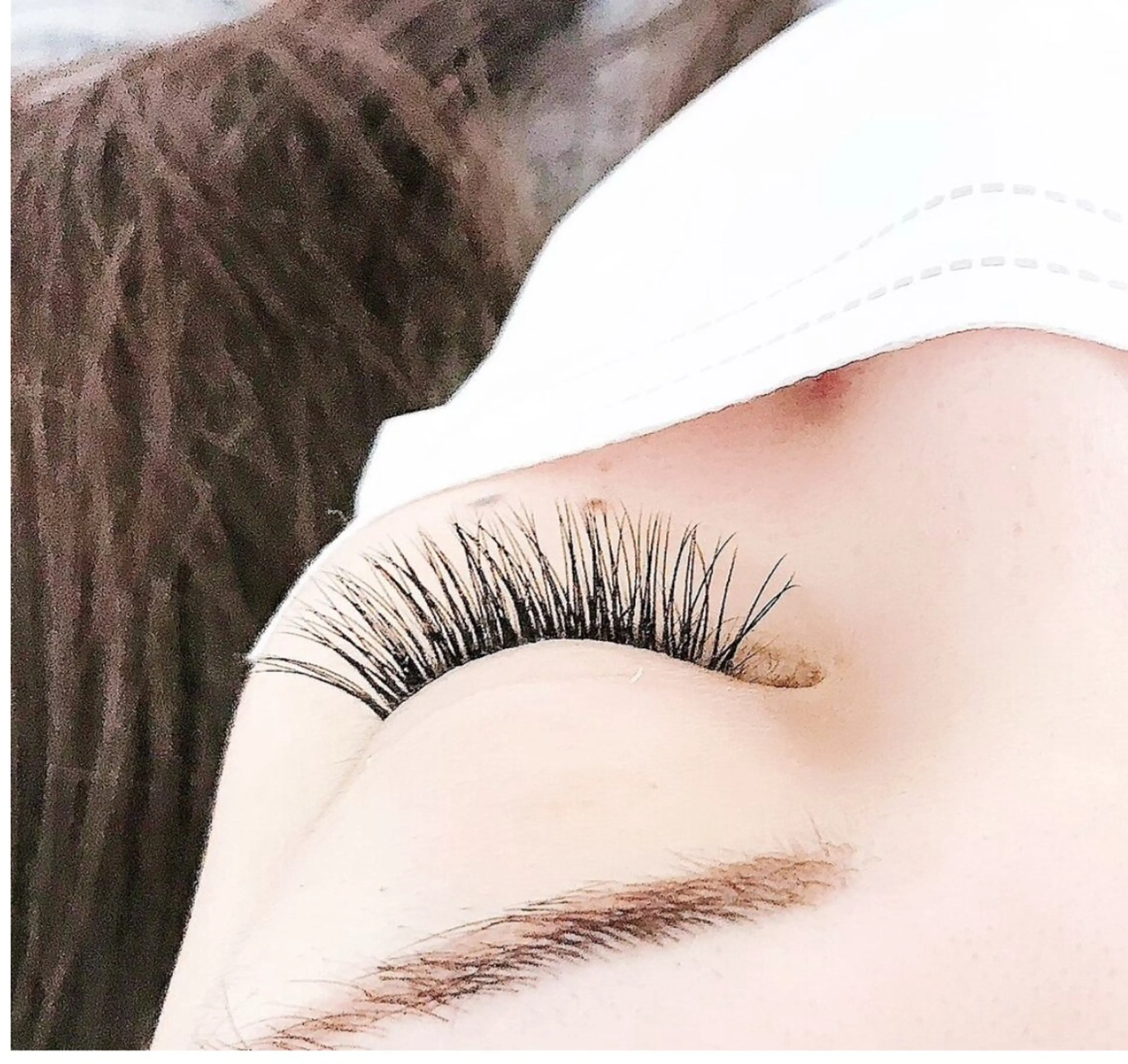 2時間15分　オフあり⭐まつげエクステつけ放題モデル募集⭐保証本数160本の写真